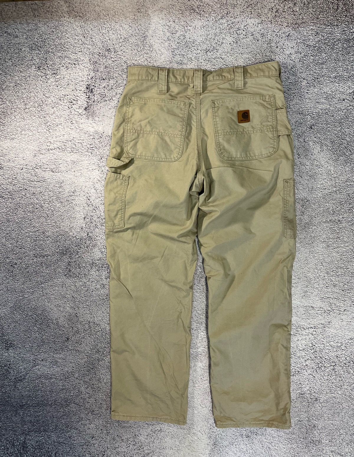 Carhartt Carhartt Cargo Carpenter Pants Vintage 33x32 Workwear Canvas Size US 33 - 1 Thumbnail
