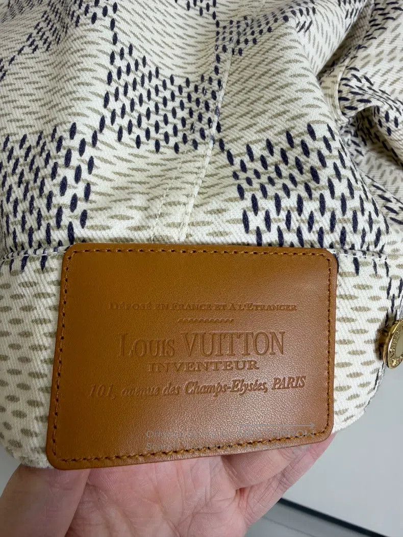 Louis Vuitton Louis Vuitton Beige Checker Denim Jacket Size S / US 4 / IT 40 - 4 Thumbnail