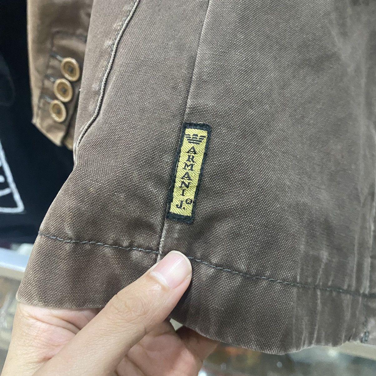 Armani VINTAGE RARE‼️ARMANI JEANS Blazer Jackets Archive Size 44S - 9 Thumbnail
