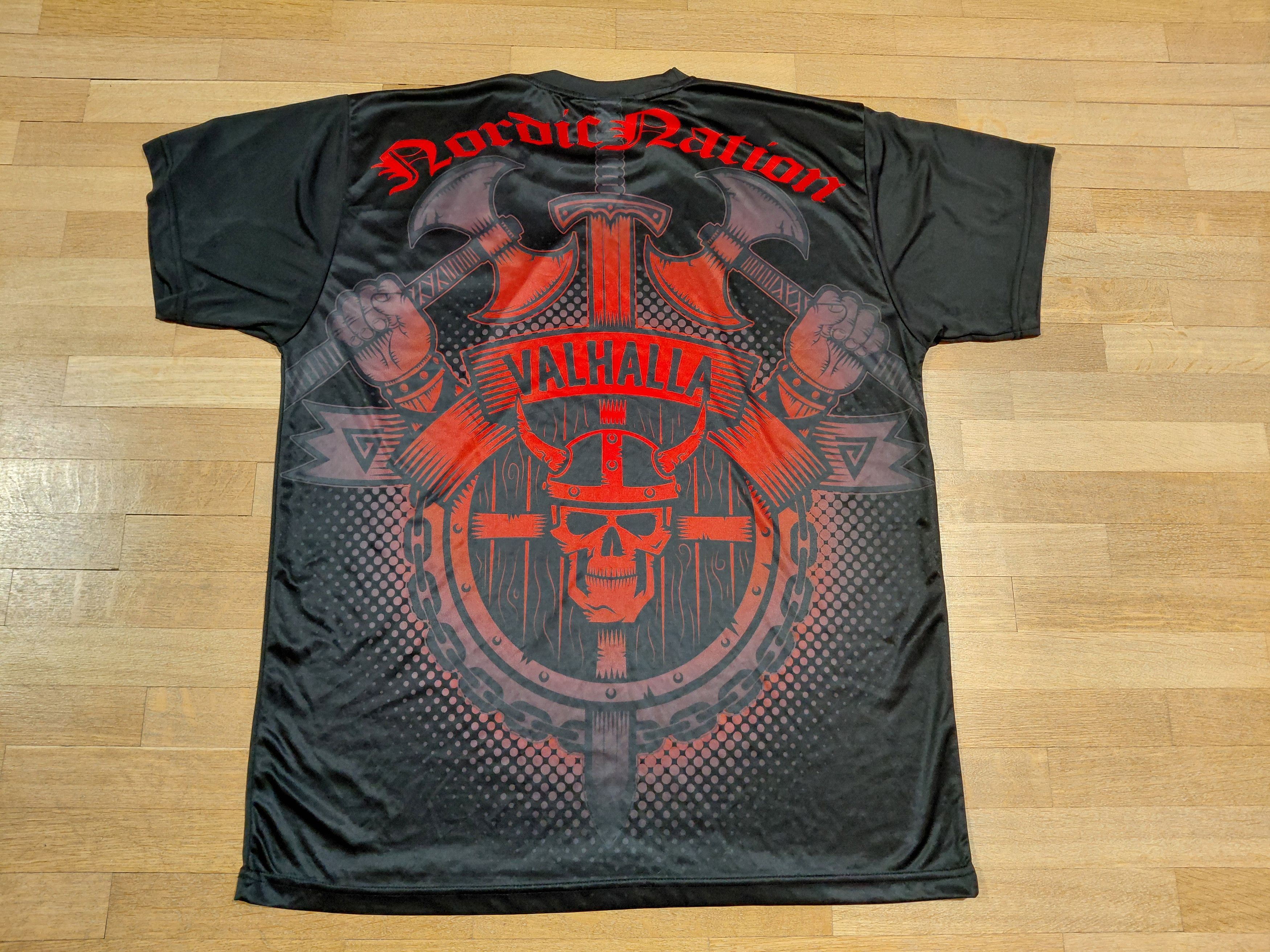 Vintage Nordic Nation Valhalla Shirt Size 3XL Scandinavia Heritage Size US XXL / EU 58 / 5 - 1 Thumbnail