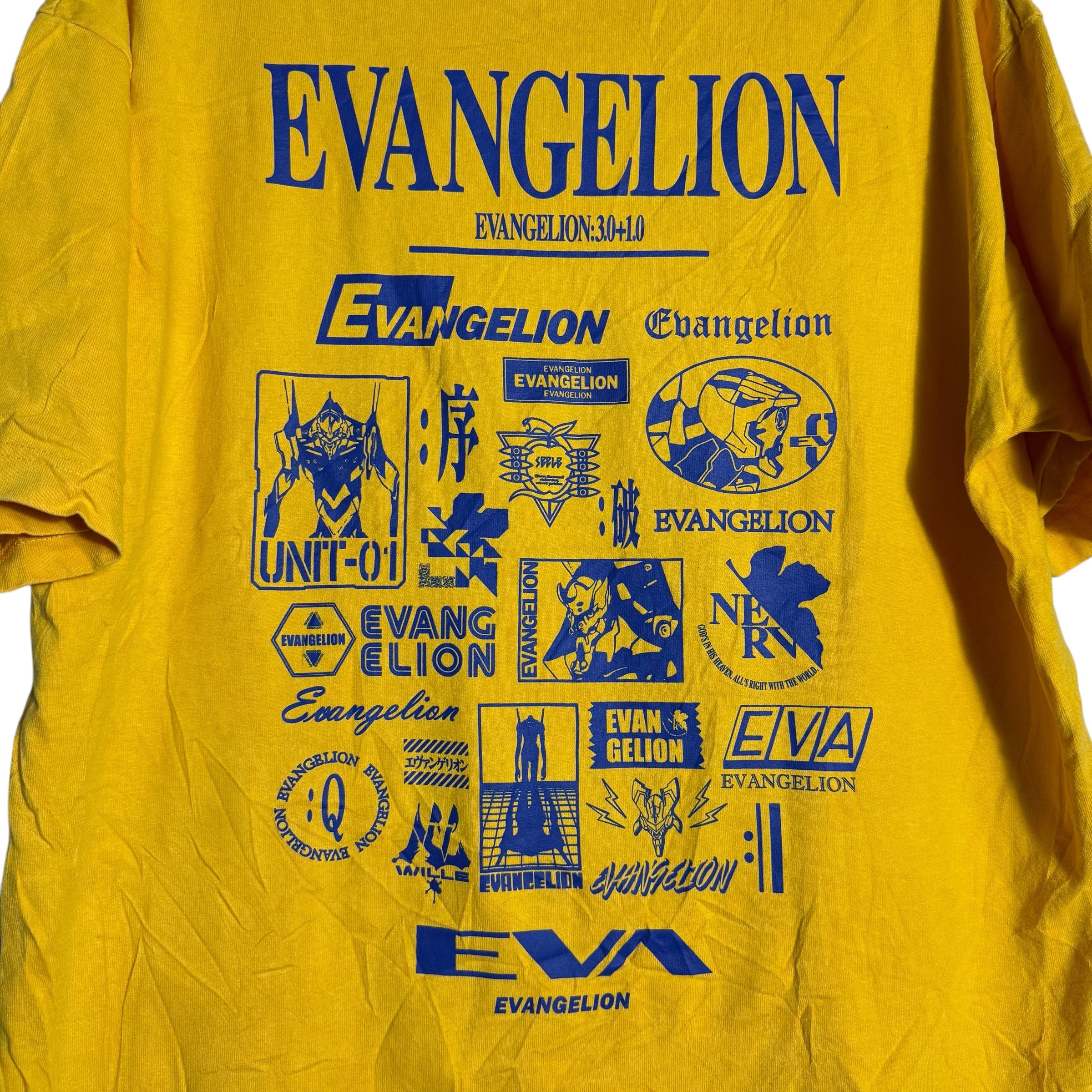 Anime 🔥RARE🔥GU x Neon Genesis Evangelion Eva Anime T-shirt Size US L / EU 52-54 / 3 - 2 Thumbnail