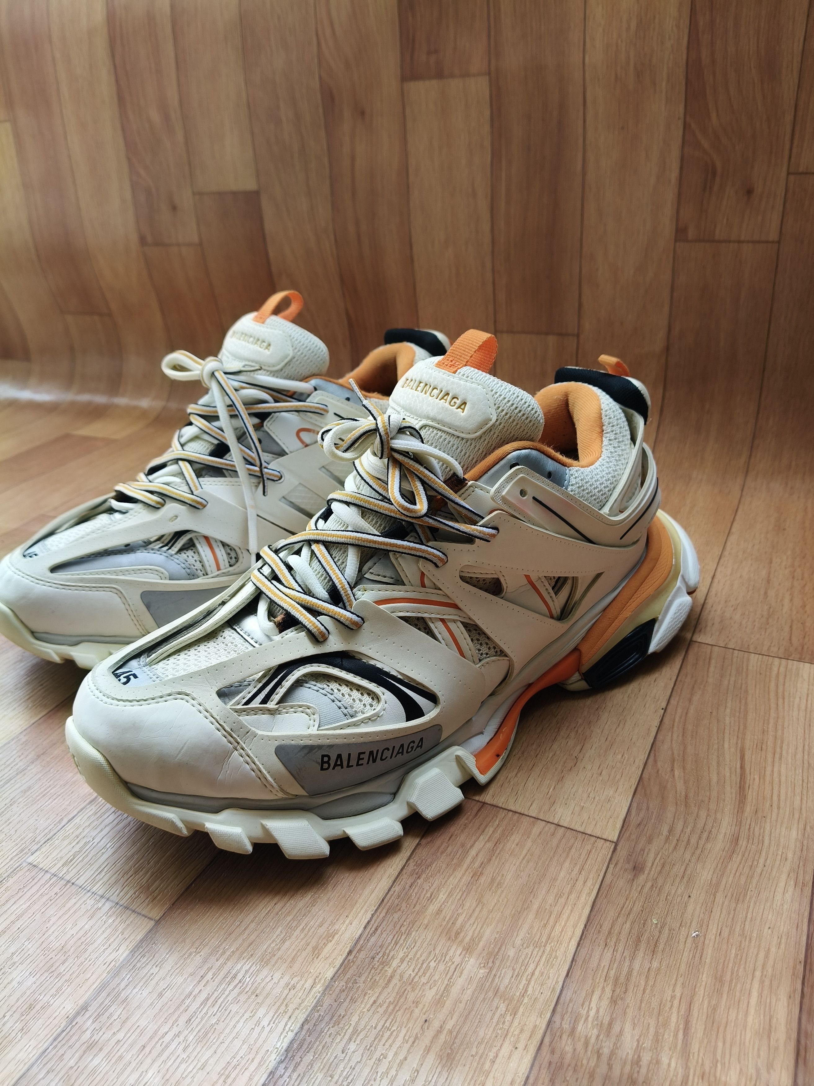 Balenciaga 💥 BALENCIAGA TRACK ORANGE Size US 12.5 / EU 45-46 - 5 Thumbnail