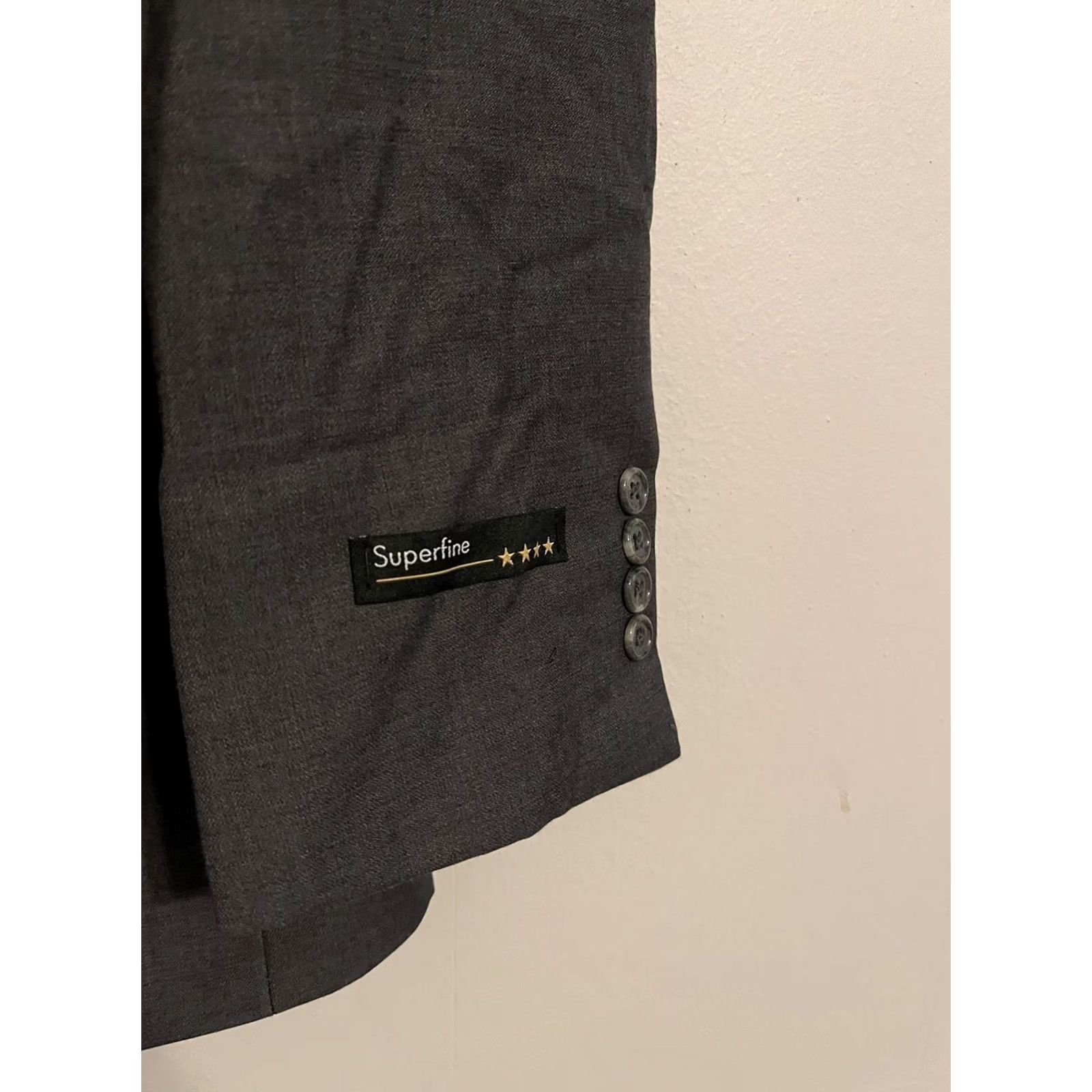 Jos. A. Bank VINTAGE Jos A Bank Signature Tailored Fit Dark Gray Coat Jacket Blazer -Men's 42R - New Size 42R - 2 Thumbnail