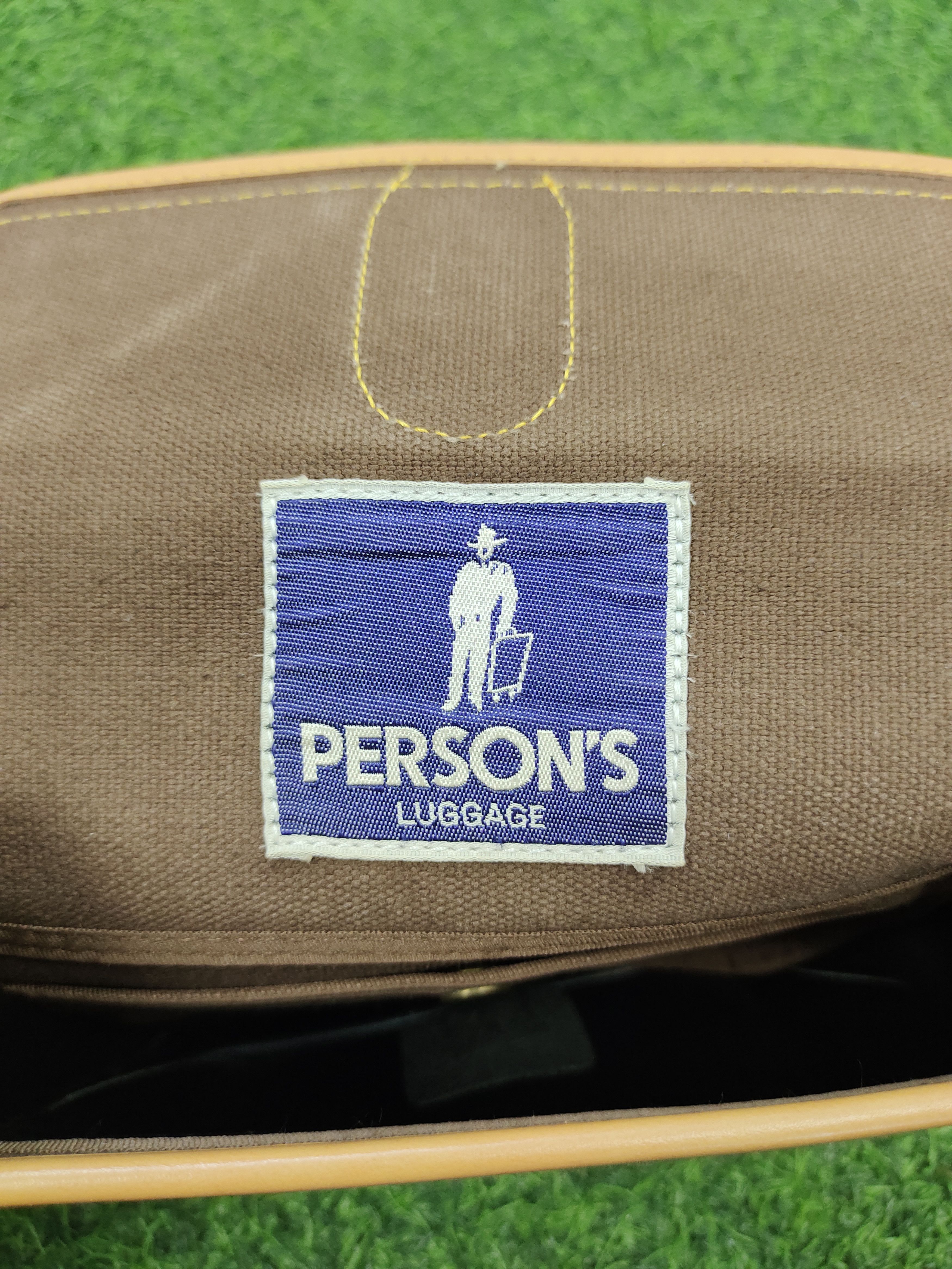 PERSON'S Vintage Persons Japan Canvas Cotton Shoulder Bag Size ONE SIZE - 13 Thumbnail