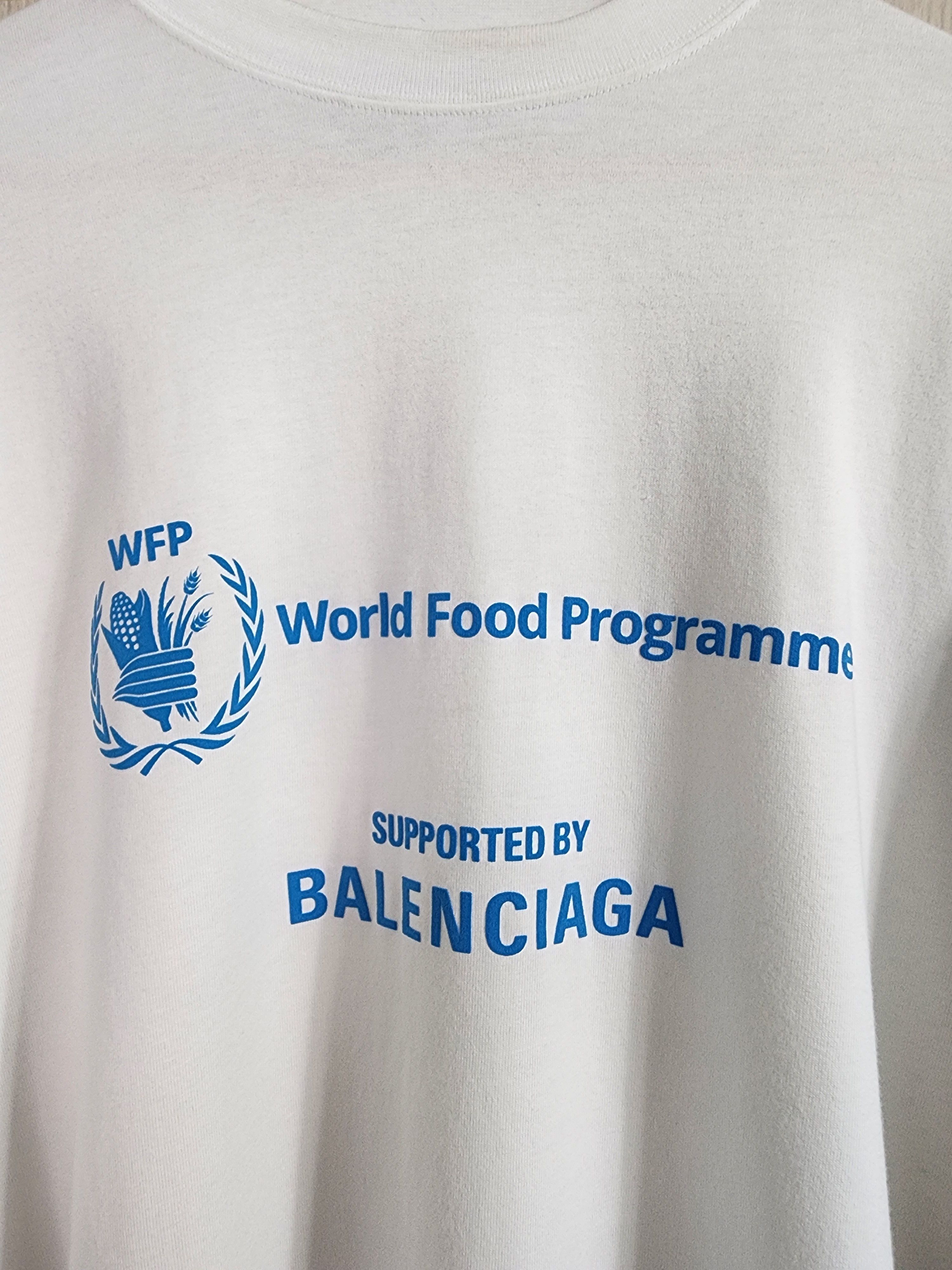 Balenciaga World Food Programme Double Sleeve T-Shirt Size US M / EU 48-50 / 2 - 3 Thumbnail
