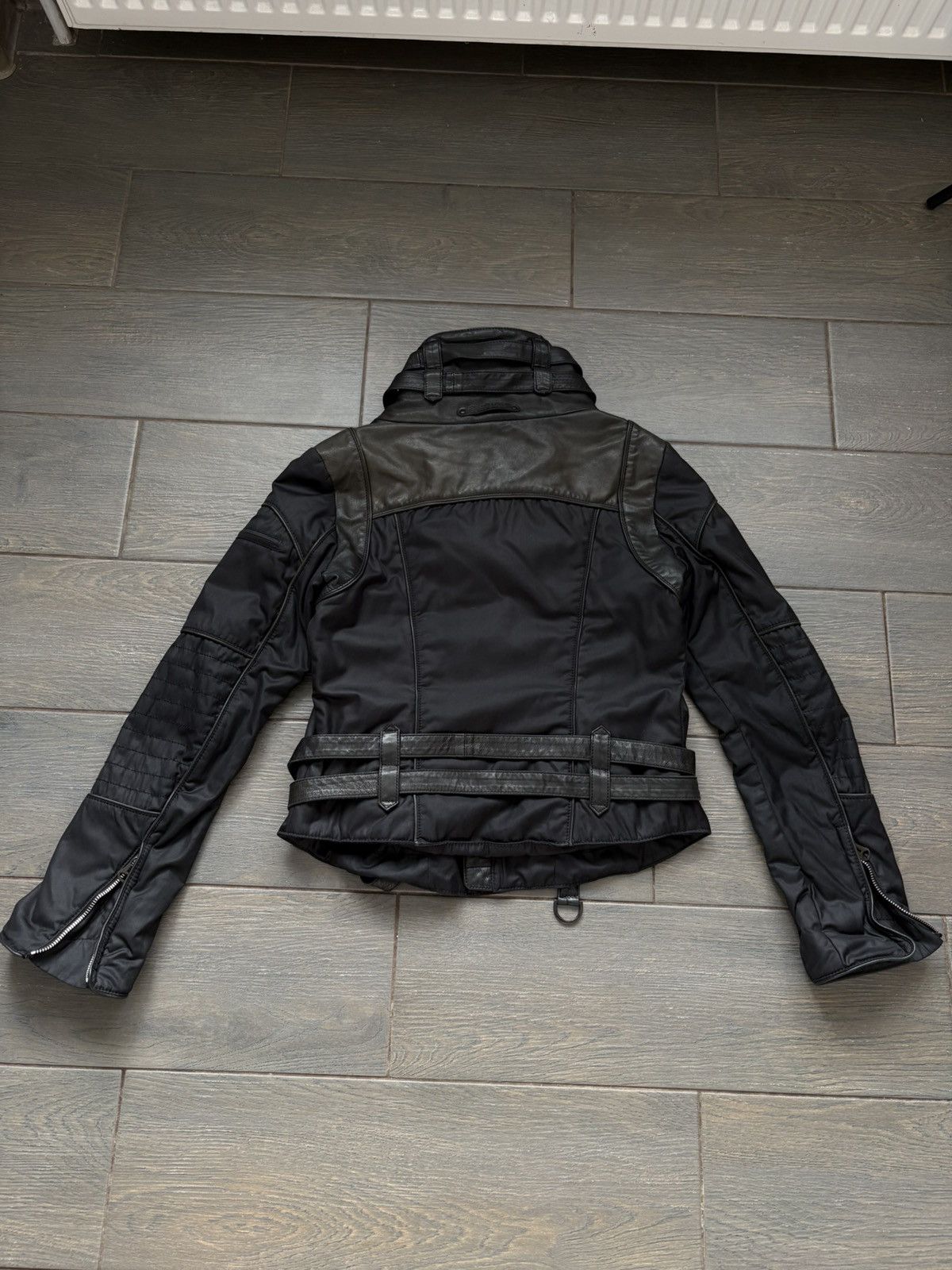 Diesel Rare Diesel Leather Belted Biker Avant Garde Jacket sz L Size L / US 10 / IT 46 - 17 Thumbnail