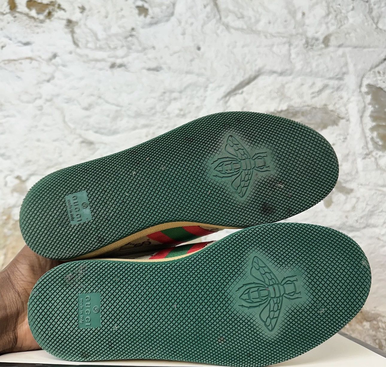 Gucci Gucci Beige Screeners Size US 6.5 / IT 36.5 - 6 Thumbnail