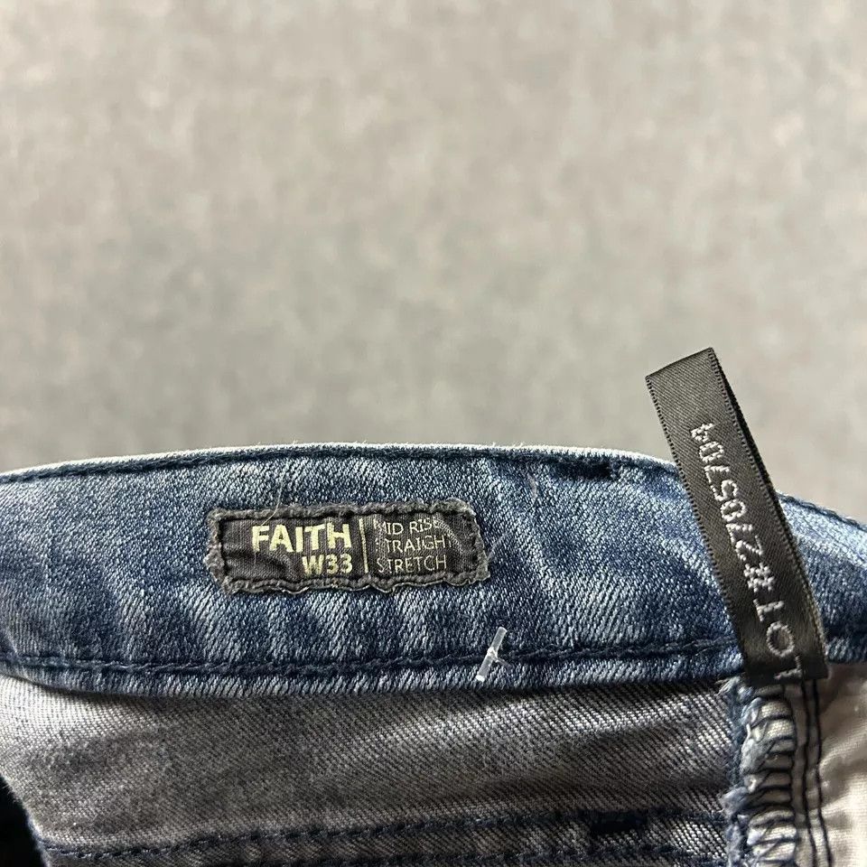 Buffalo David Bitton Buffalo David Bitton Jeans Womens 33 Faith Straight Leg Size 33" - 9 Thumbnail