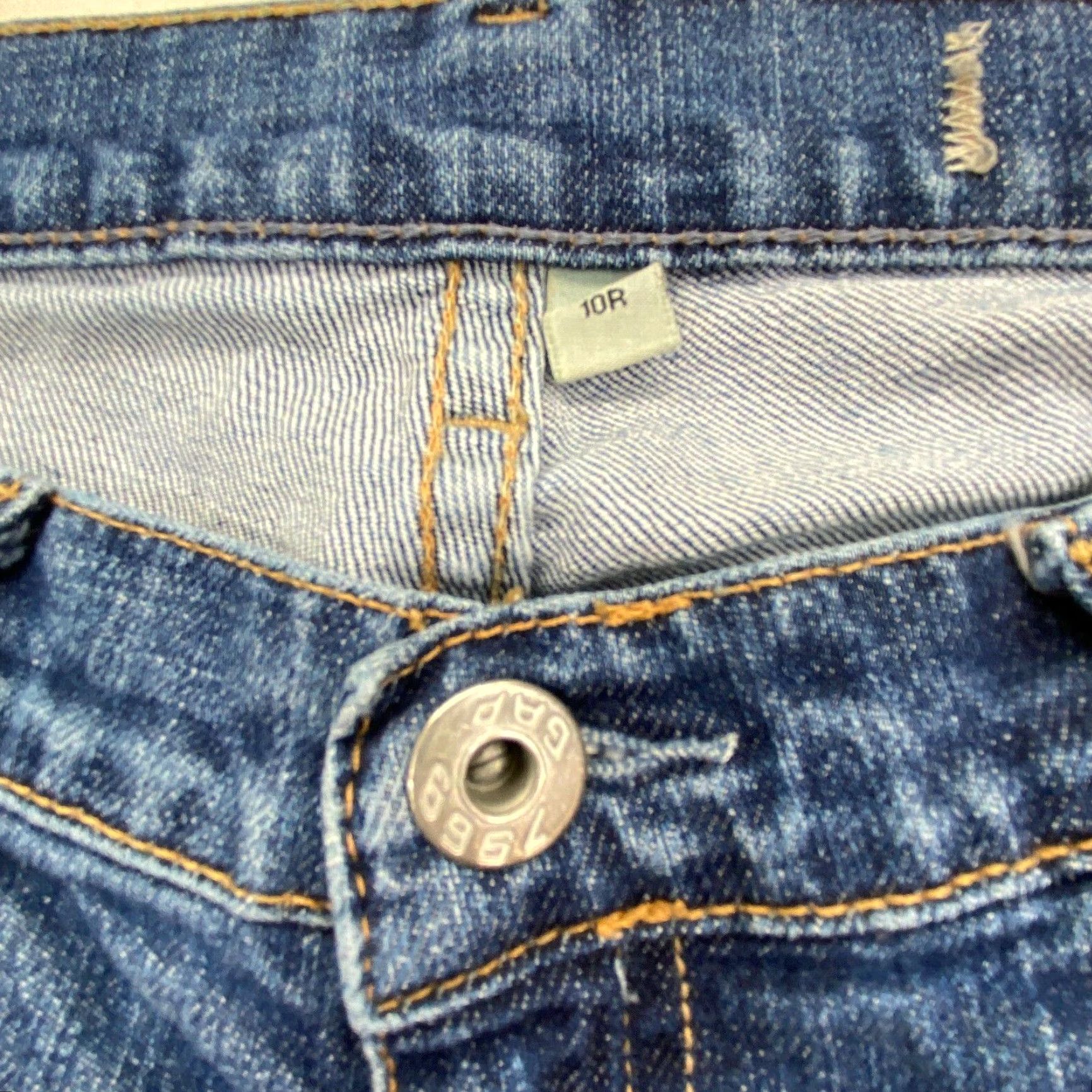 Gap GAP 1969 Womens Bootcut Jeans Blue 10 Regular Medium Wash Size 32" / US 10 / IT 46 - 3 Thumbnail