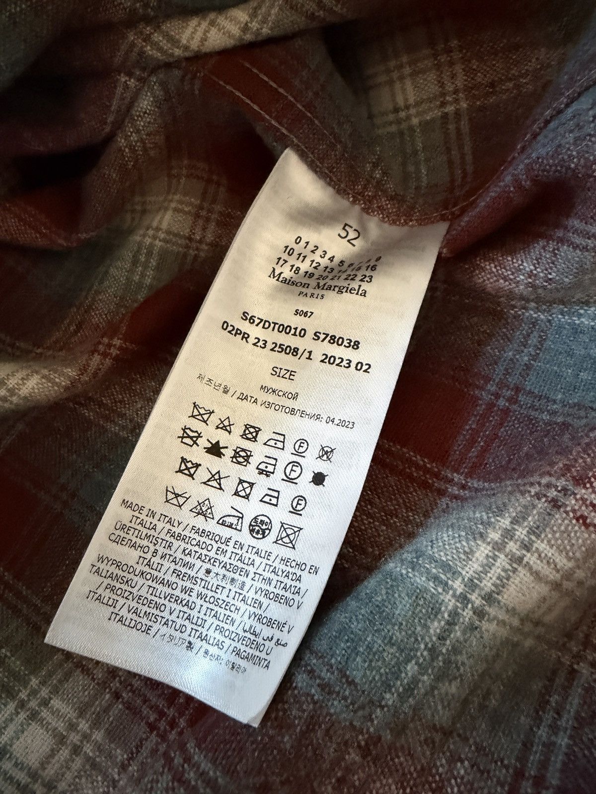 Maison Margiela × Pendleton Oversized Pendleton Shirt Size US L / EU 52-54 / 3 - 9 Thumbnail