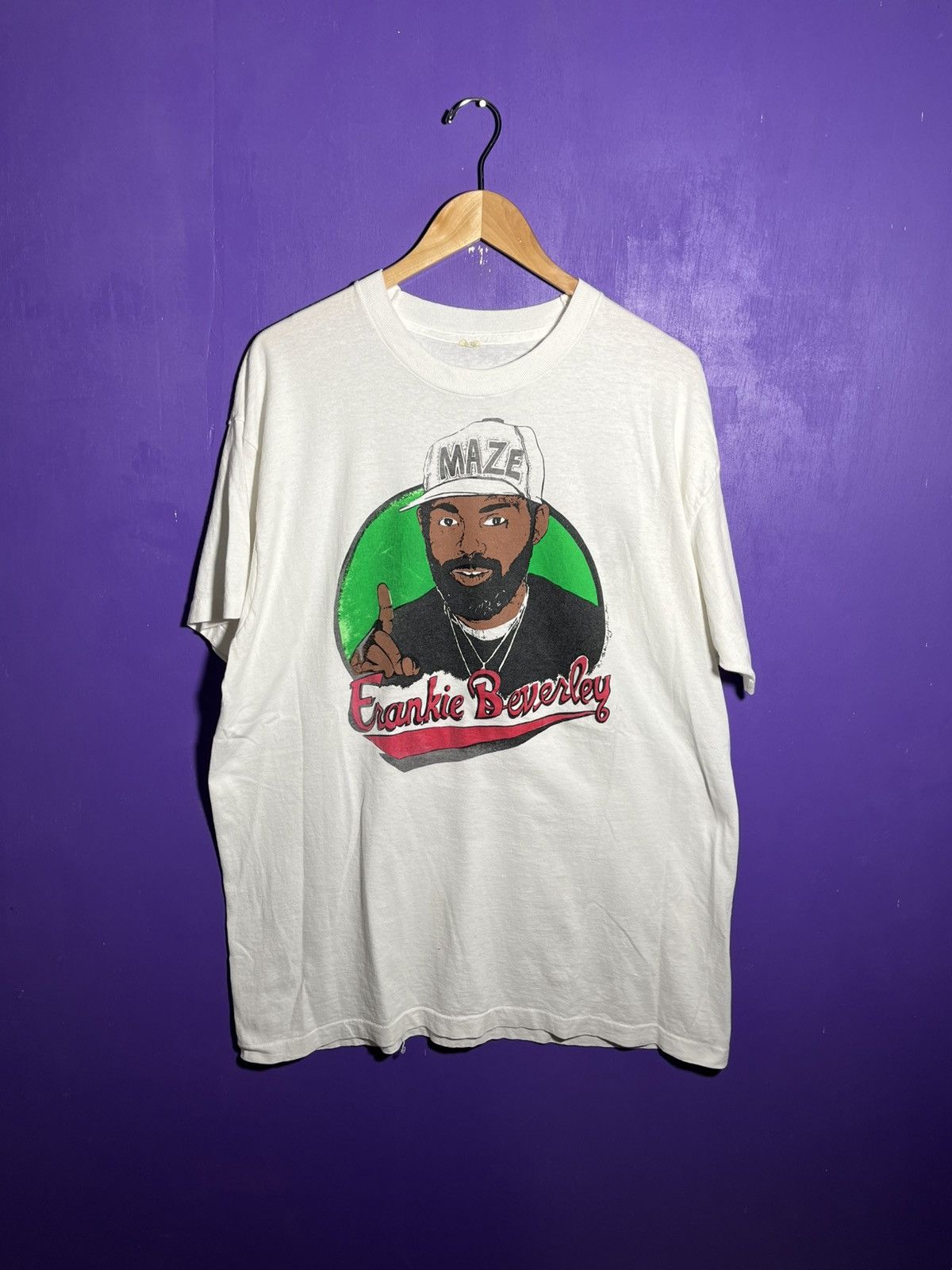 Rap Tees × Vintage Vintage 90s Maze Frankie Beverly summer jam t-shirt Size US XL / EU 56 / 4 - 1 Thumbnail