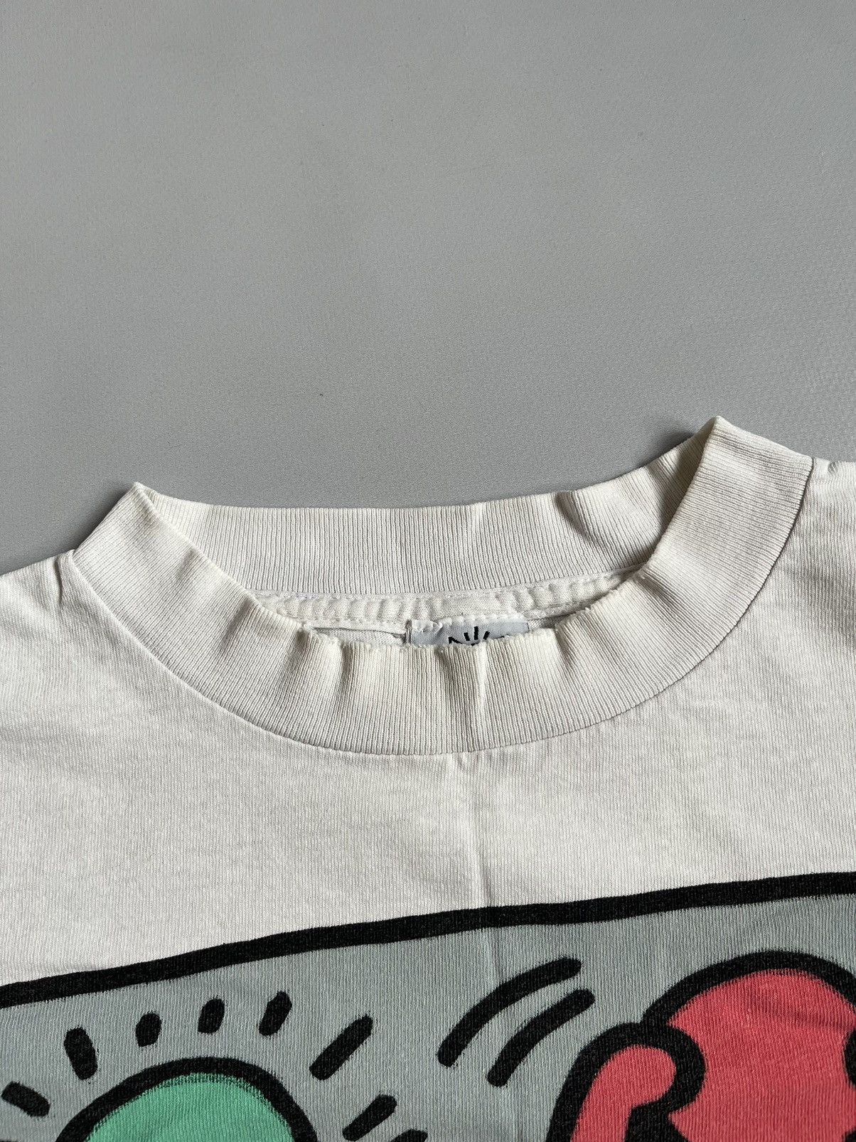 Keith Haring Vintage 90s Keith Haring Pop Shop Single Stitch T-shirt Size US L / EU 52-54 / 3 - 3 Thumbnail