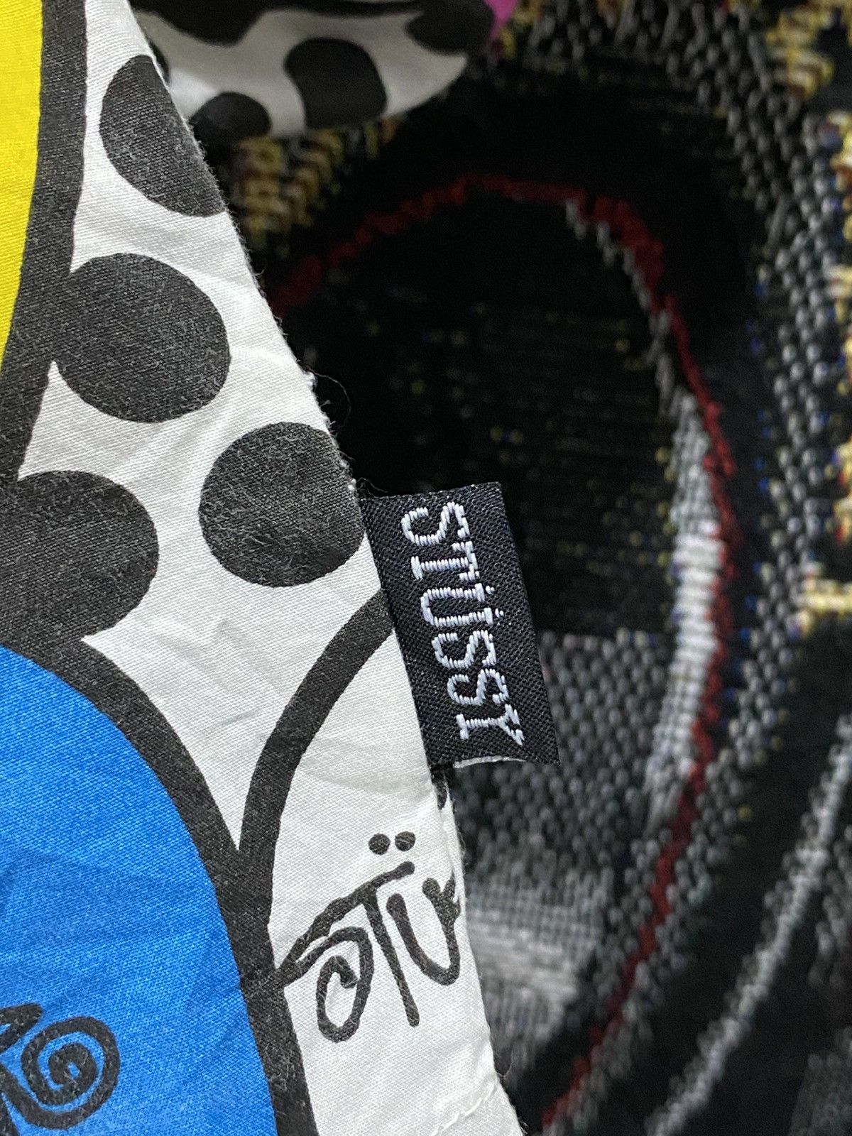 Stussy × Vintage Stussy pop Funky Art Shirt Authentic Gear Full Print Size US XL / EU 56 / 4 - 8 Thumbnail