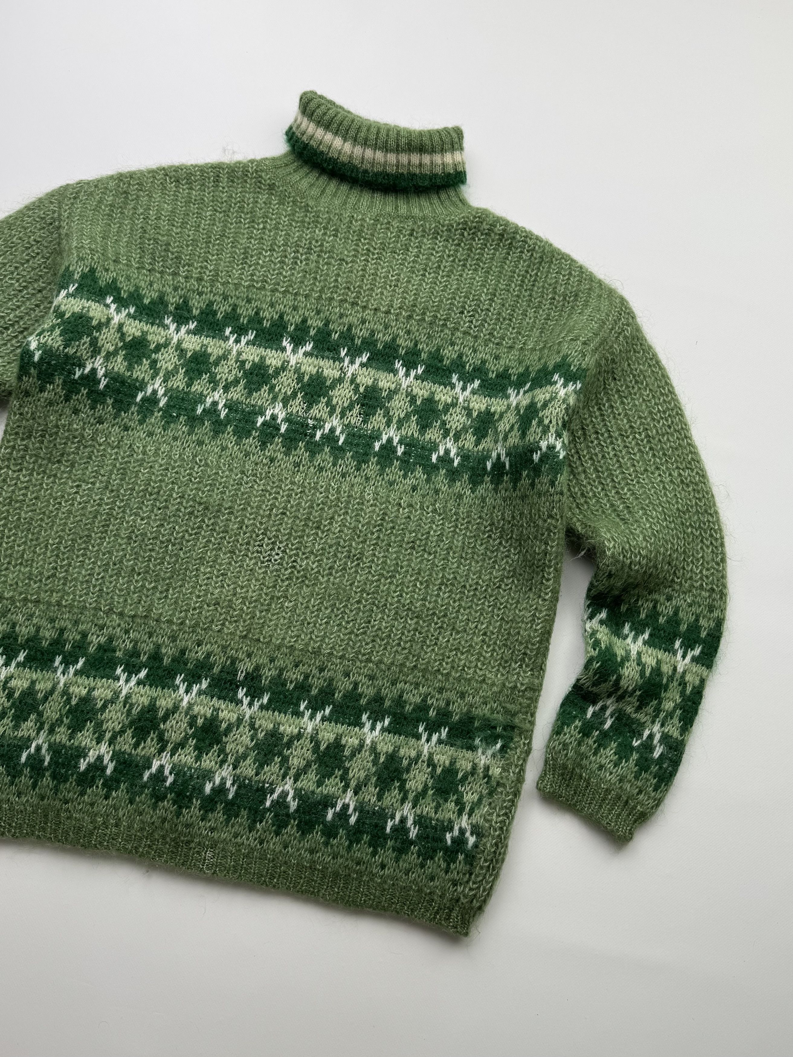 Vintage Vintage Mohair Wool Sweater B618(V441)E2 Size US S / EU 44-46 / 1 - 3 Thumbnail