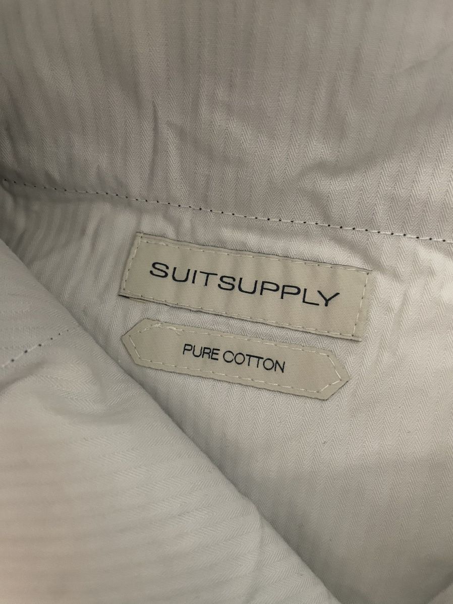Suitsupply Rolled Cuff Poplin Trouser Size US 32 / EU 48 - 6 Thumbnail