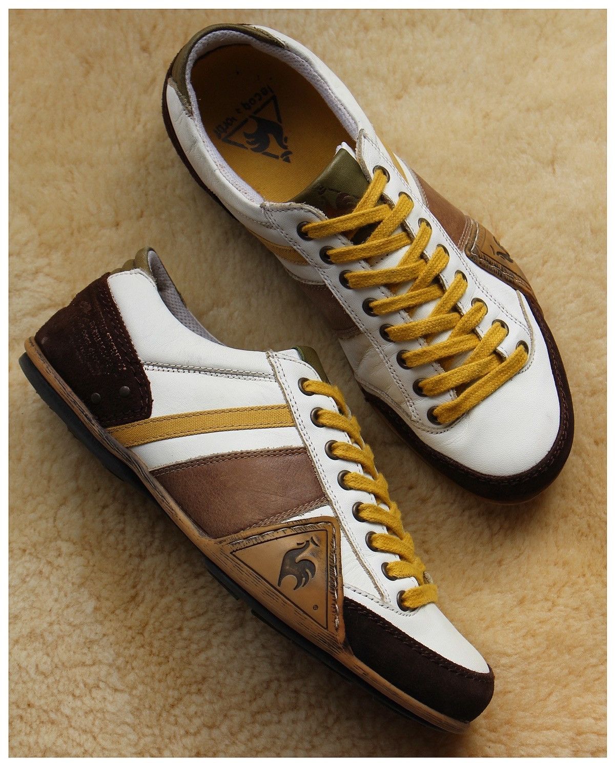 Le Coq Sportif × Vintage 2011 LE COQ SPORTIF RETRO LEATHER SNEAKERS Size US 7.5 / EU 40-41 - 2 Thumbnail