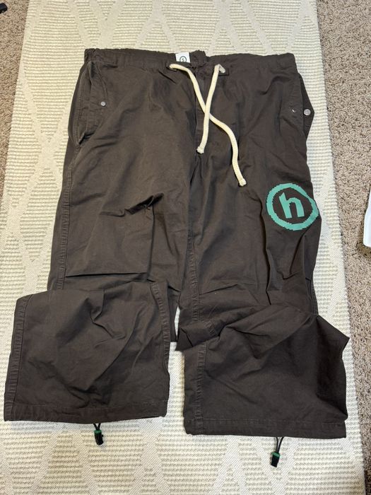 HIDDEN Hidden NY H logo pixelated over pants S/M | Grailed