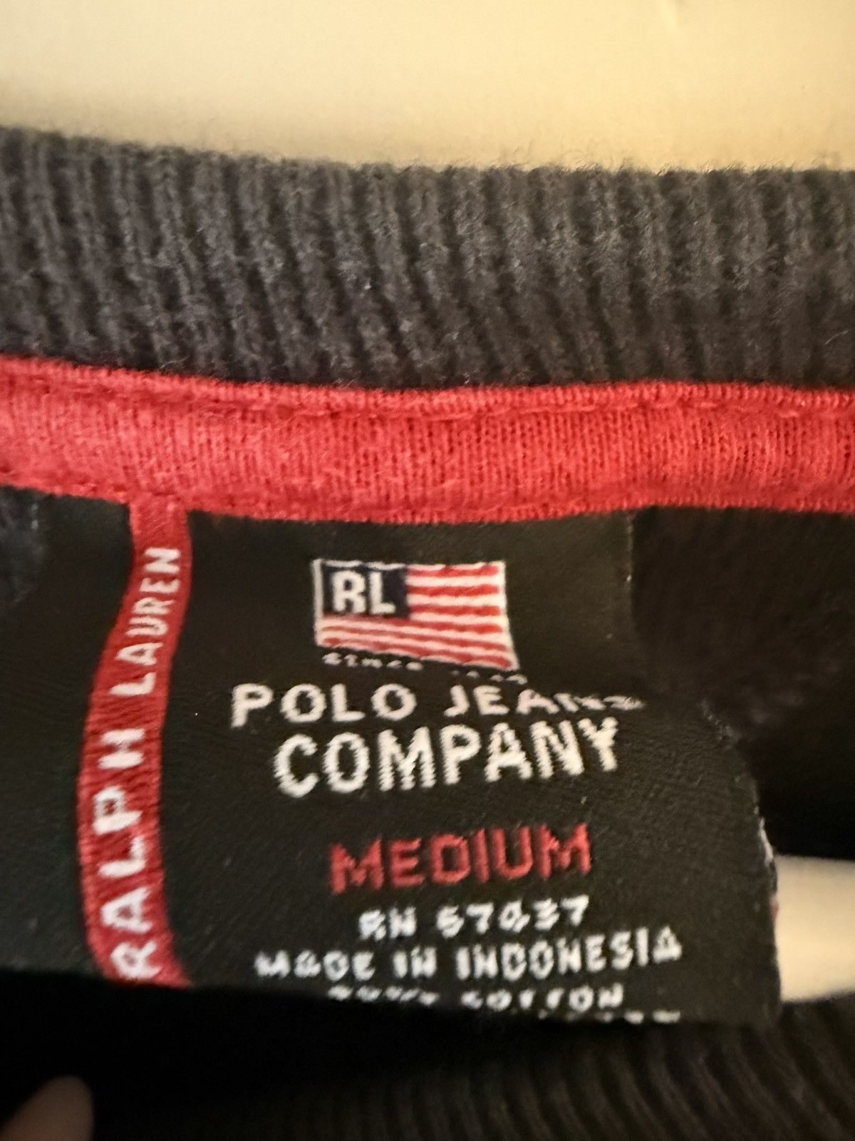 Polo Ralph Lauren Vintage Polo Ralph Lauren Jeans Crewneck Size US M / EU 48-50 / 2 - 2 Thumbnail