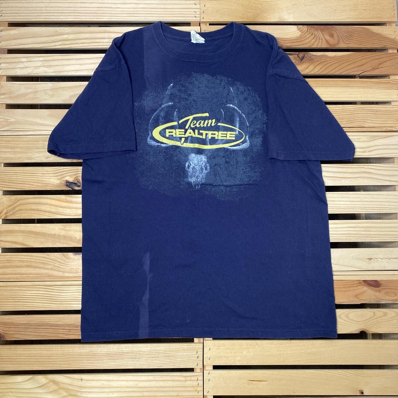 Realtree Vintage Realtree Navy Blue Y2K Country Tee Size Large Size US L / EU 52-54 / 3 - 1 Thumbnail