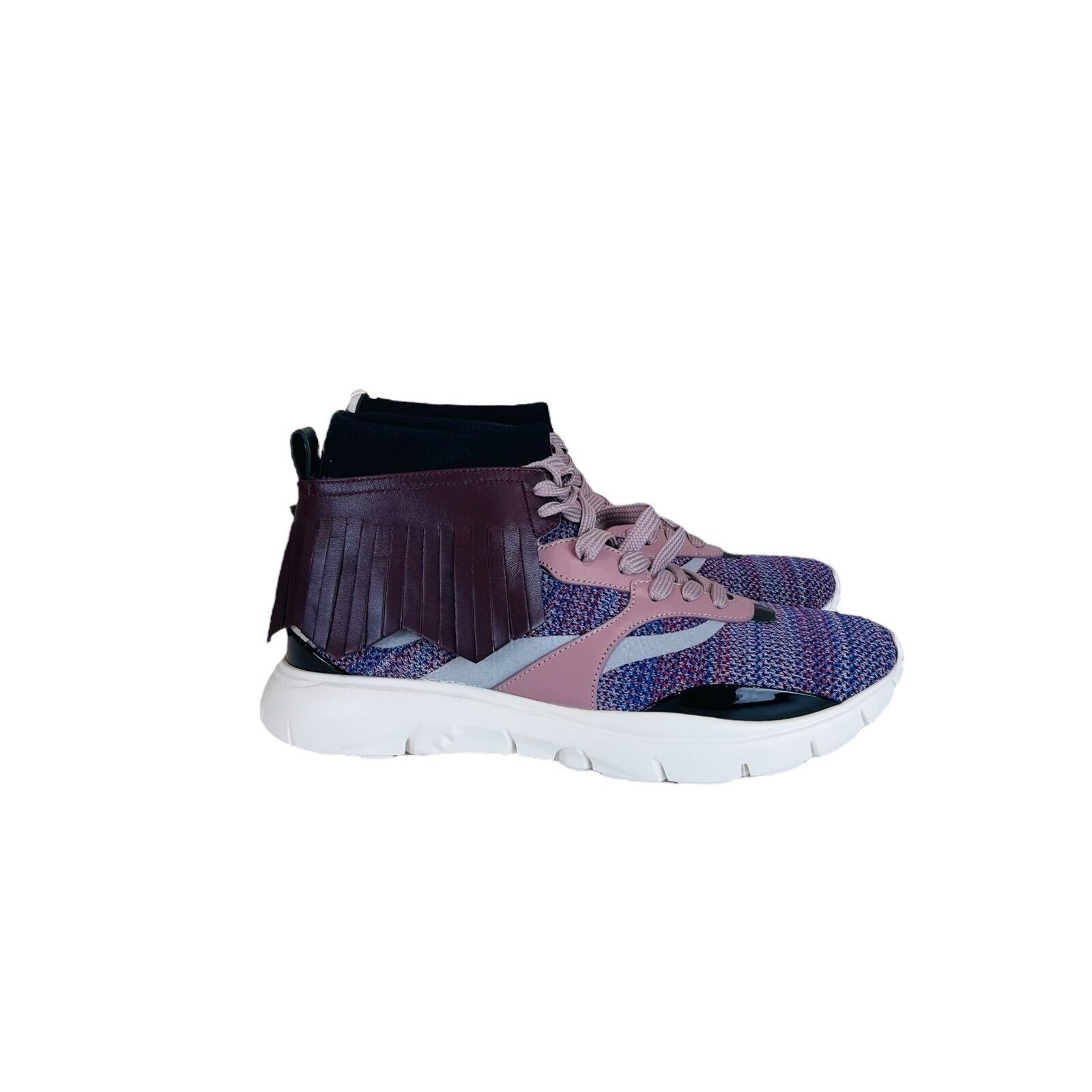 Valentino Valentino Men Trainers Knitted Rockstud Sneakers Size US 9 / EU 42 - 5 Thumbnail