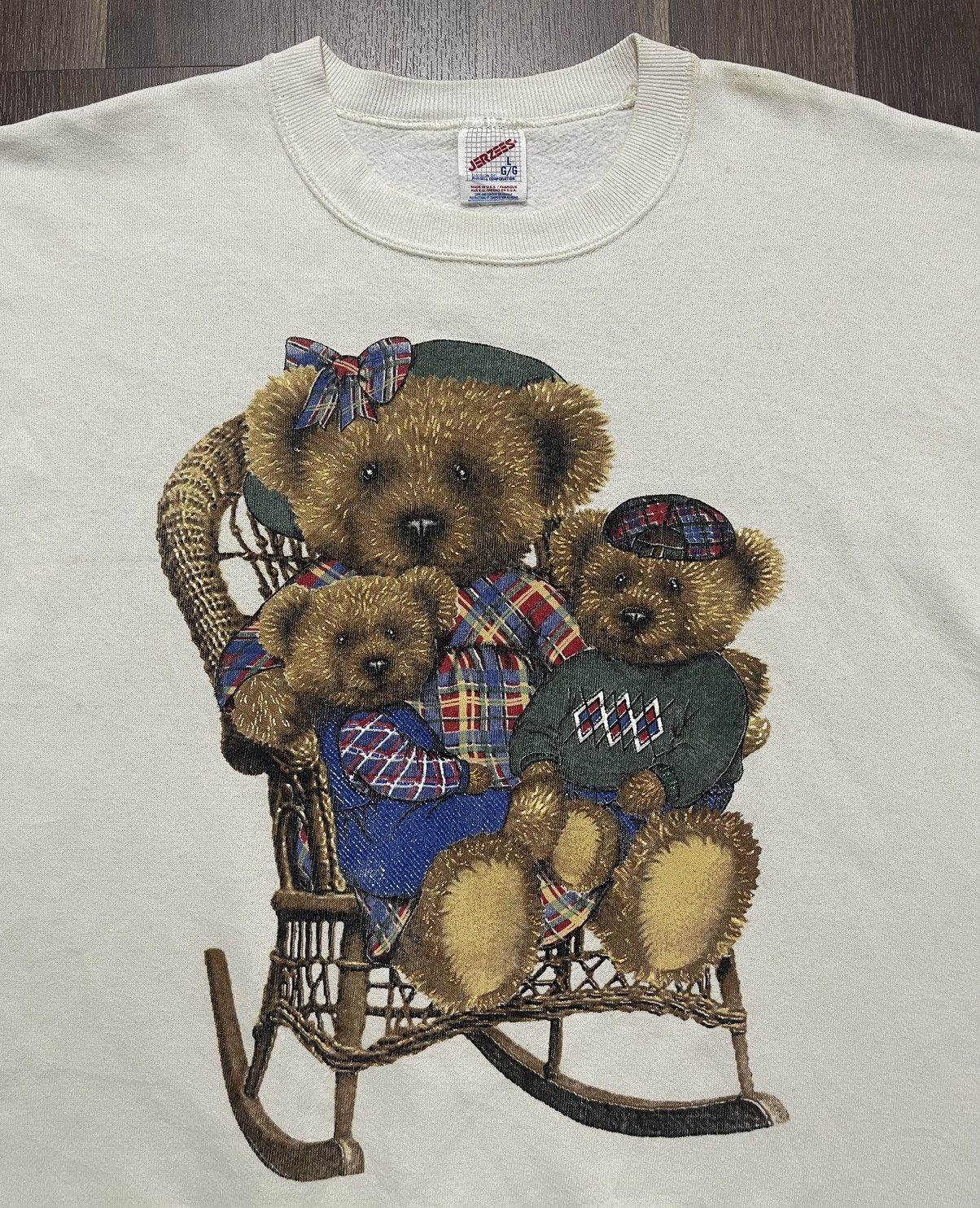 Vintage 90s Vintage Teddy Bear Jumper Size US L / EU 52-54 / 3 - 3 Thumbnail