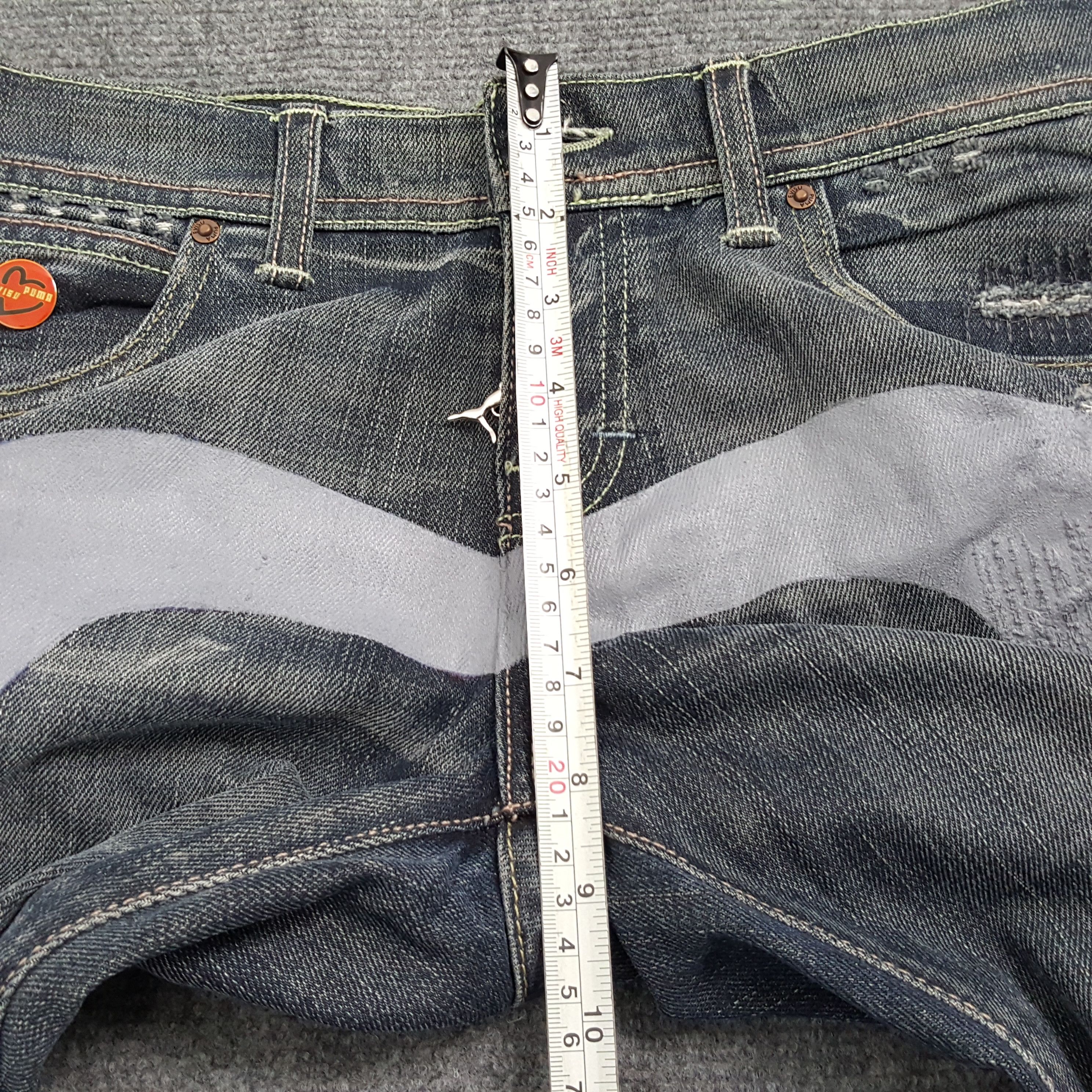 Evisu Evisu X Puma Japanese Brand Daicock Custom Jeans Size 30" / US 8 / IT 44 - 8 Thumbnail