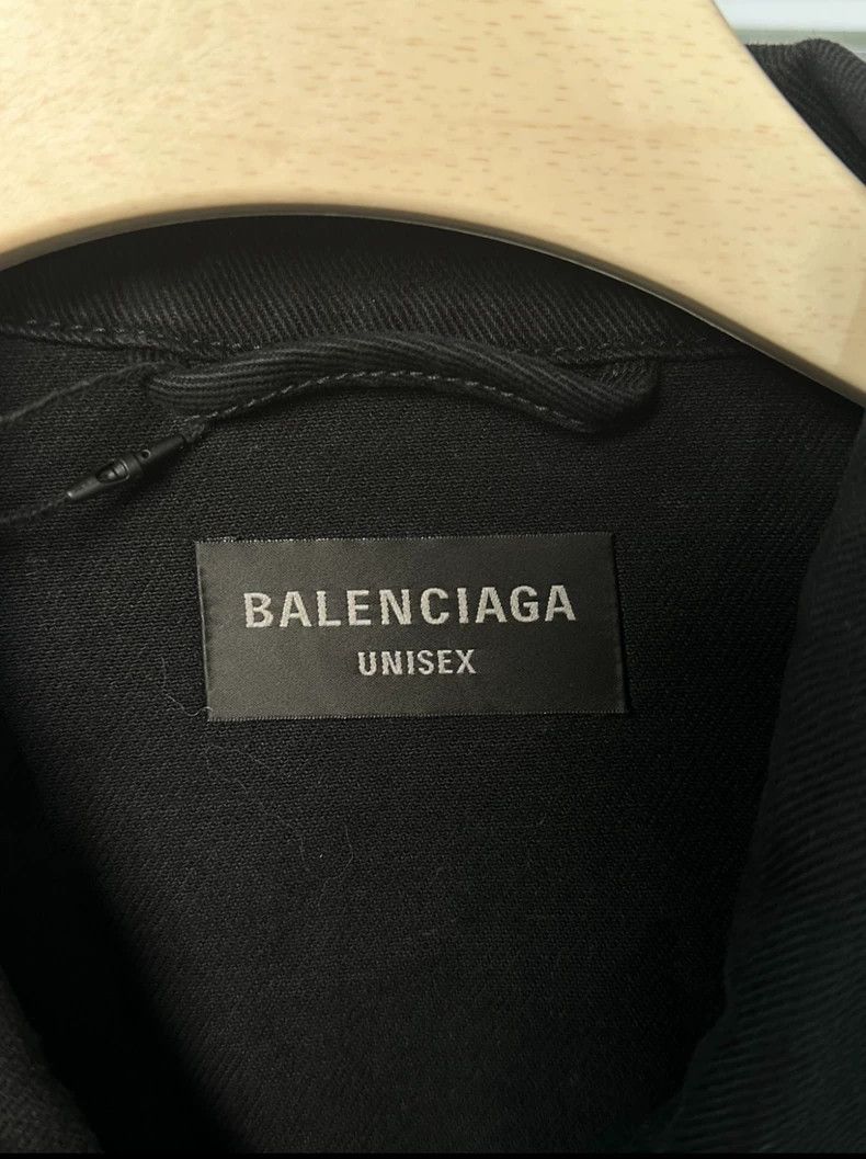 Balenciaga Balenciaga Black + Back + Tape + Denim + Jacket Size US L / EU 52-54 / 3 - 4 Thumbnail