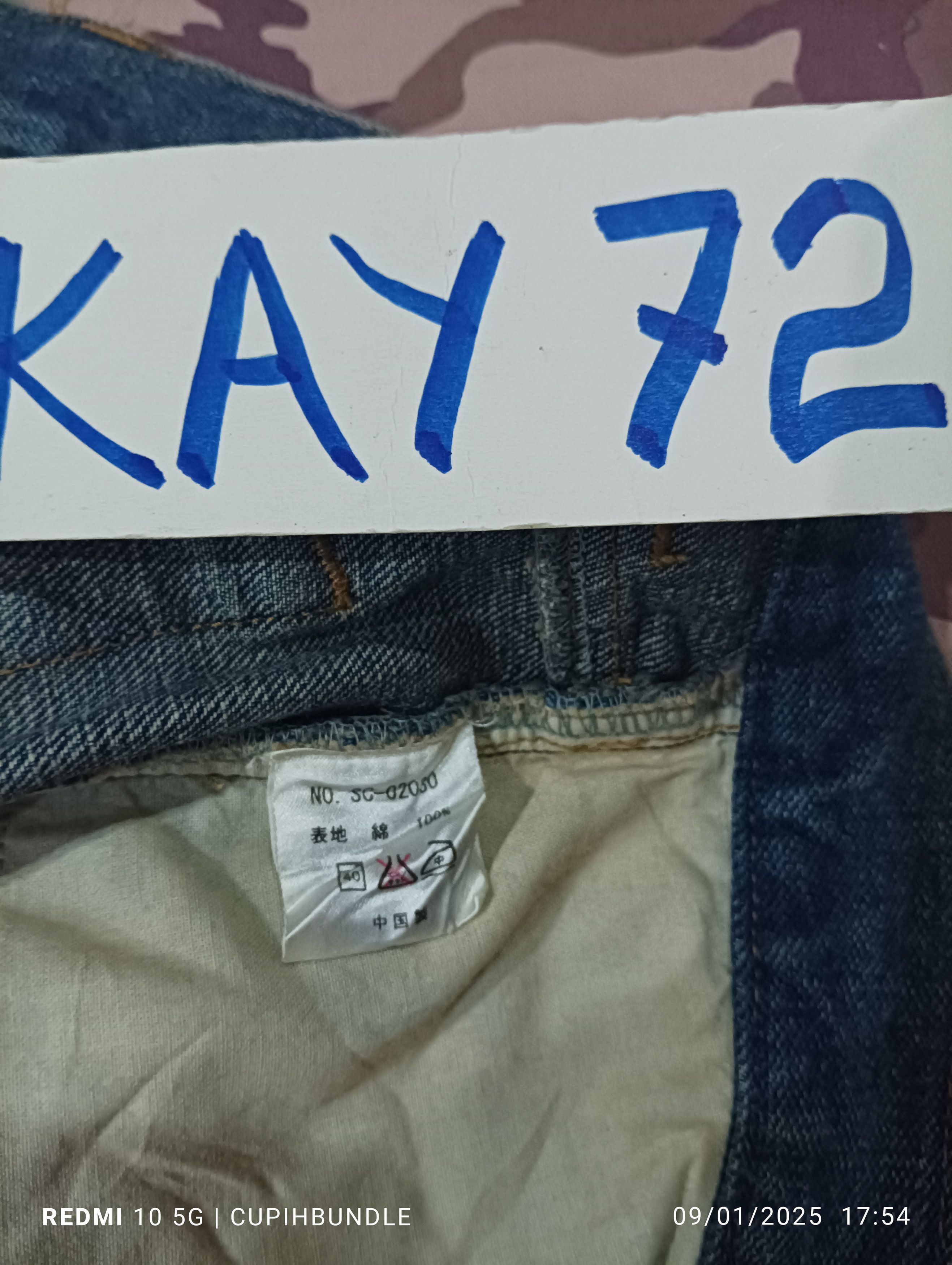 Japanese Brand SEX POT REVENGE DENIM JEANS Size US 32 / EU 48 - 14 Thumbnail