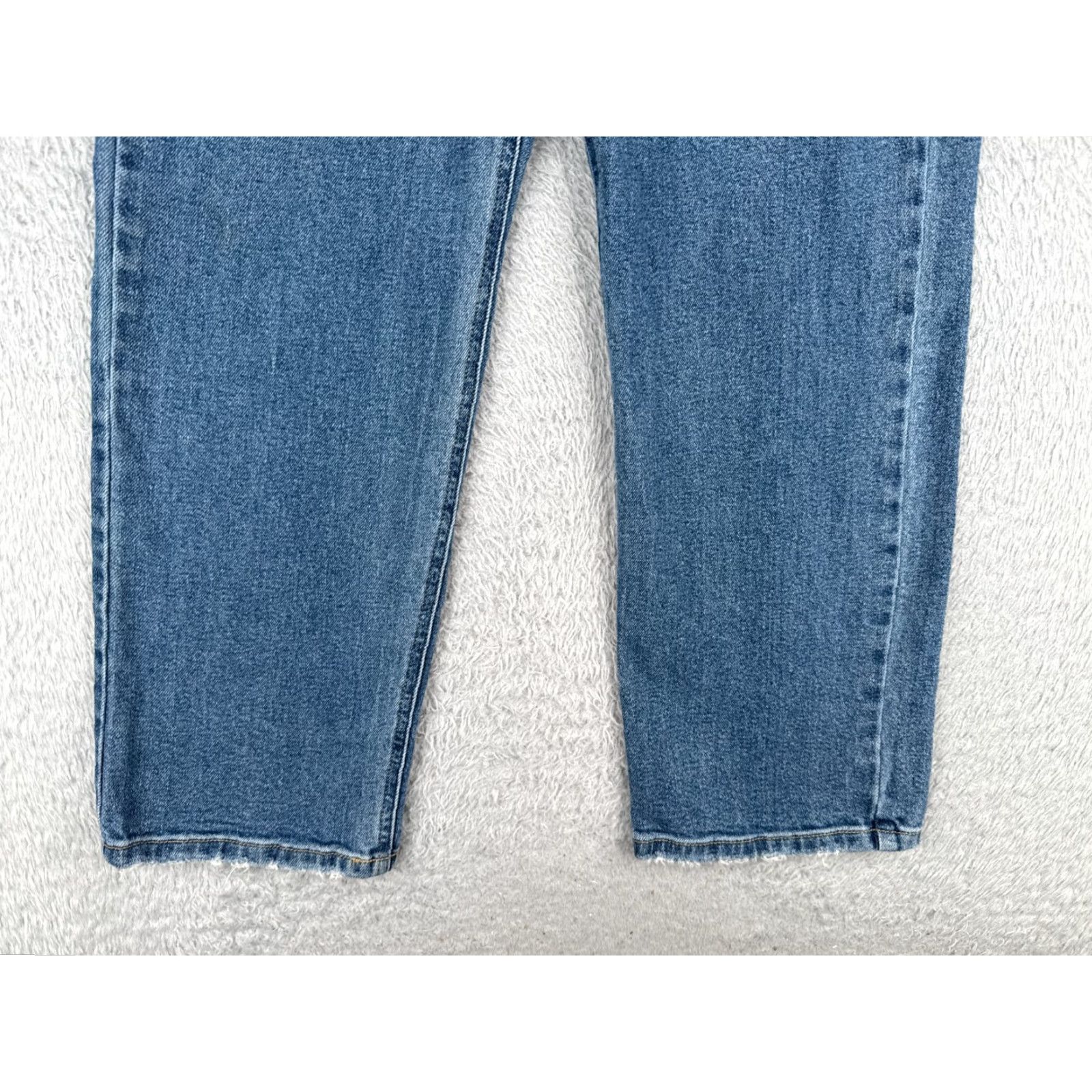 Vintage Wild Fable Jeans Women Size 2 Blue Denim High Rise Straight 26x26 5-Pocket Distressed 90s Retro Womens Size 26" / US 2 / IT 38 - 2 Thumbnail