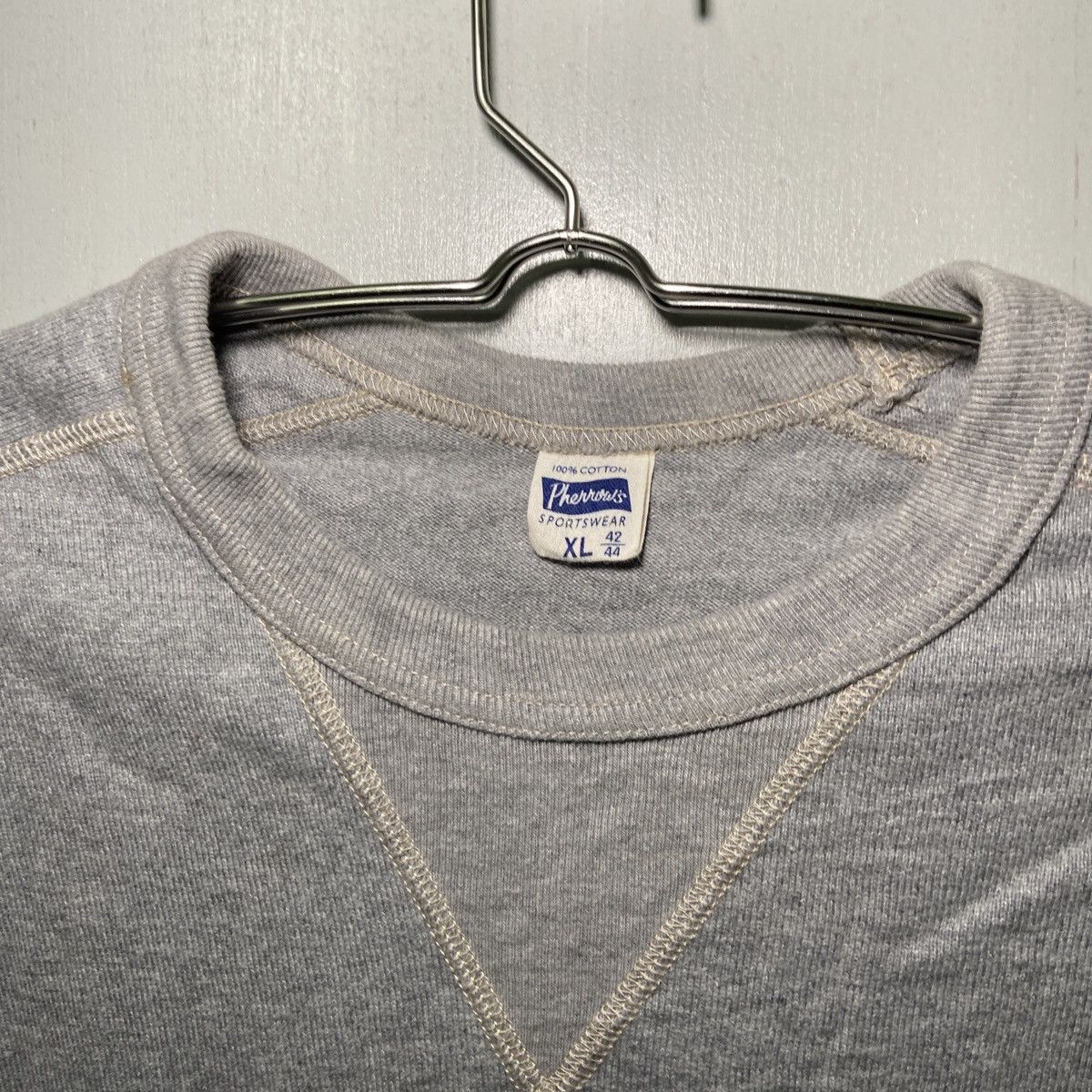 Pherrow's PHERROWS PCT V-neck gusset Grey Tee XL Size US M / EU 48-50 / 2 - 2 Thumbnail