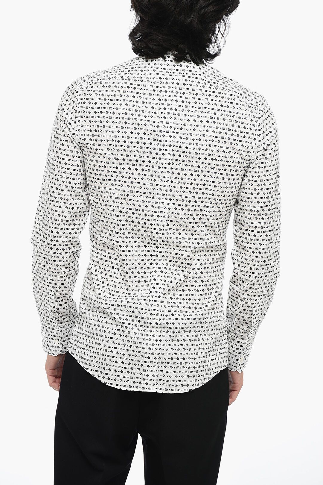 Dolce & Gabbana og1mm0825 Gold Cotto Shirt in White Size US S / EU 44-46 / 1 - 2 Thumbnail