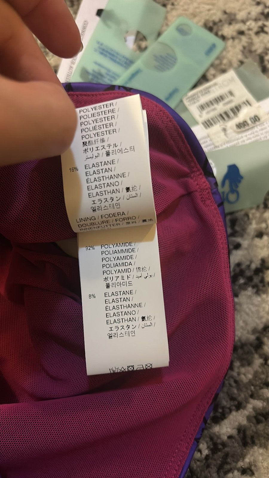 Off-White Off-White Monogram Sports Bra in Fuchsia Black size S Size S / US 4 / IT 40 - 10 Thumbnail
