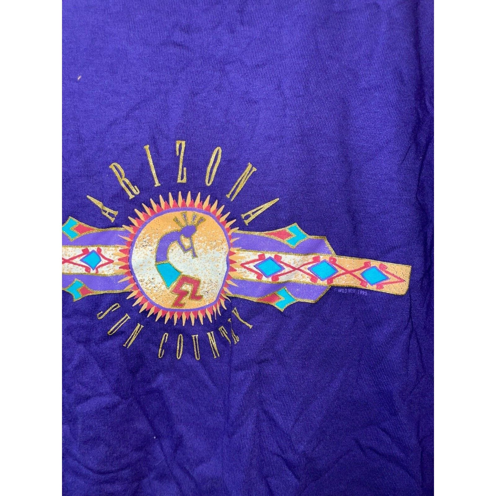 Arizona Jean Co. Vintage Kokopelli Shirt Womens Arizona Sun Country Tee 90s L Size L / US 10 / IT 46 - 4 Thumbnail