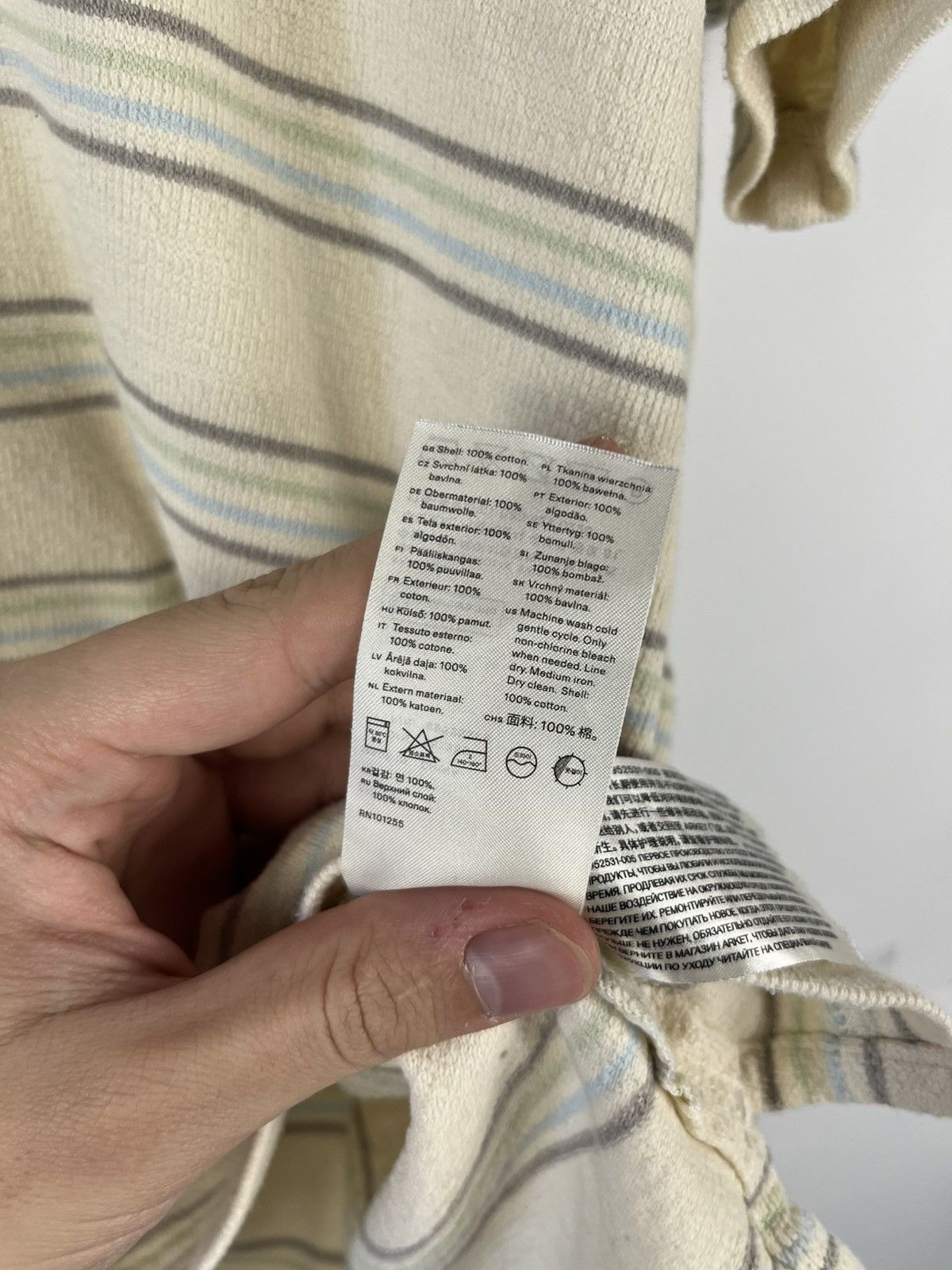 Arket Arket Streetwear Y2K Striped Cotton Short Sleeve Tee Shirt Size US S / EU 44-46 / 1 - 8 Thumbnail