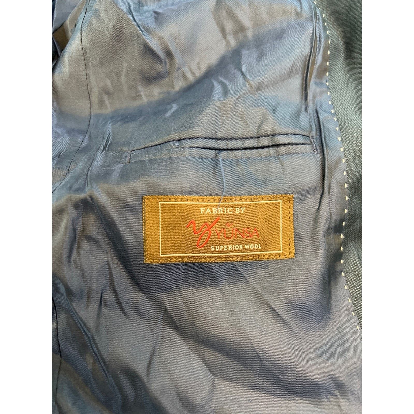 Other Pour Nomme Formal Suit Blazer Jacket Blue 48B Size 48R - 4 Thumbnail