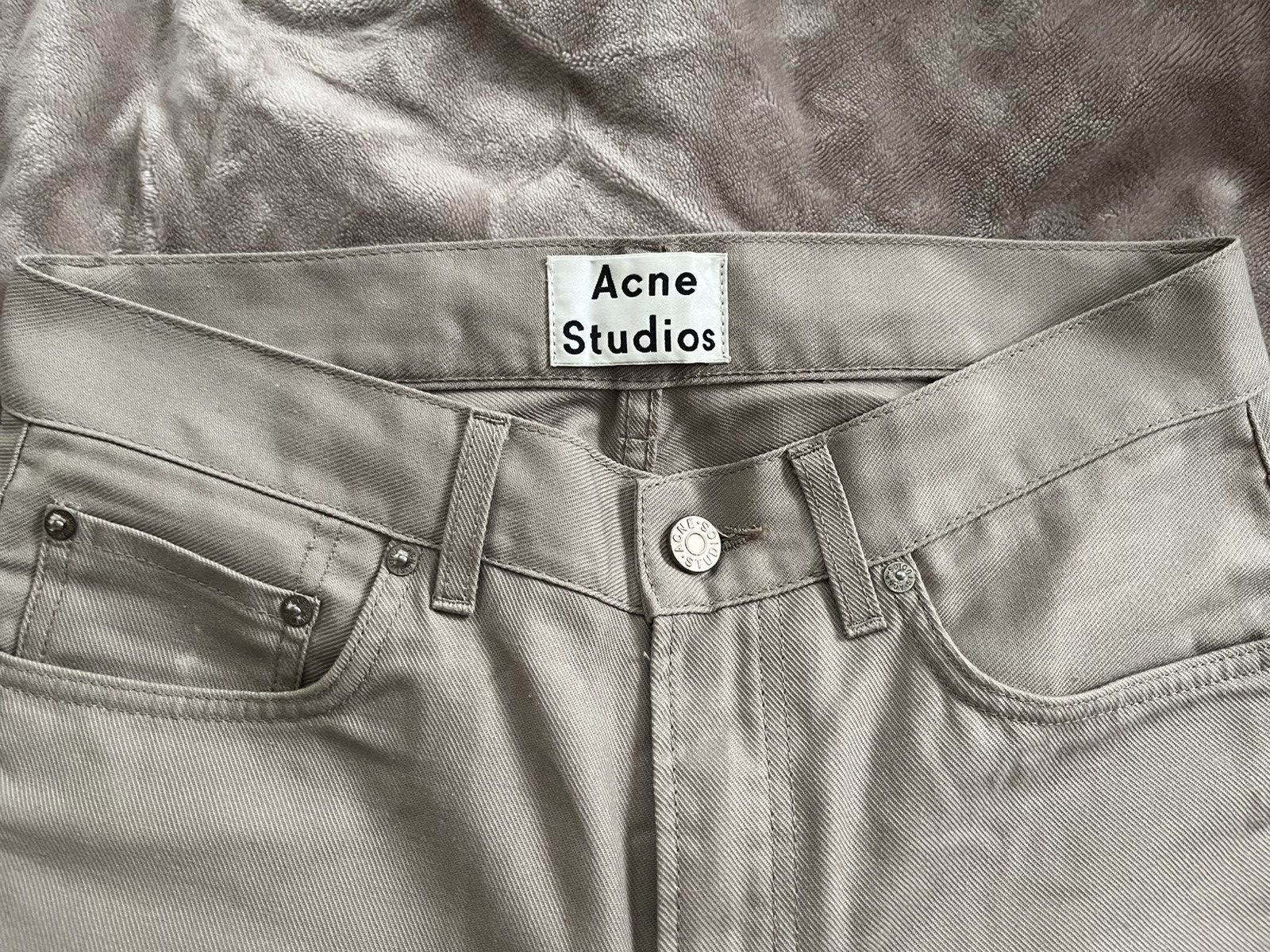 Acne Studios Acne ACE Beige 30/32 (fits 26-28/32) Size US 30 / EU 46 - 2 Thumbnail