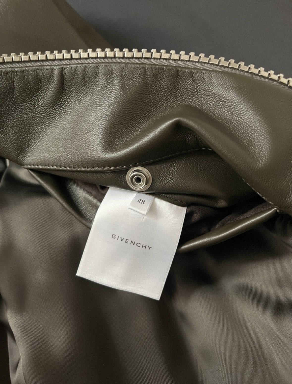 Givenchy Nappa Leather Bomber Givenchy By MMW Size US M / EU 48-50 / 2 - 4 Thumbnail