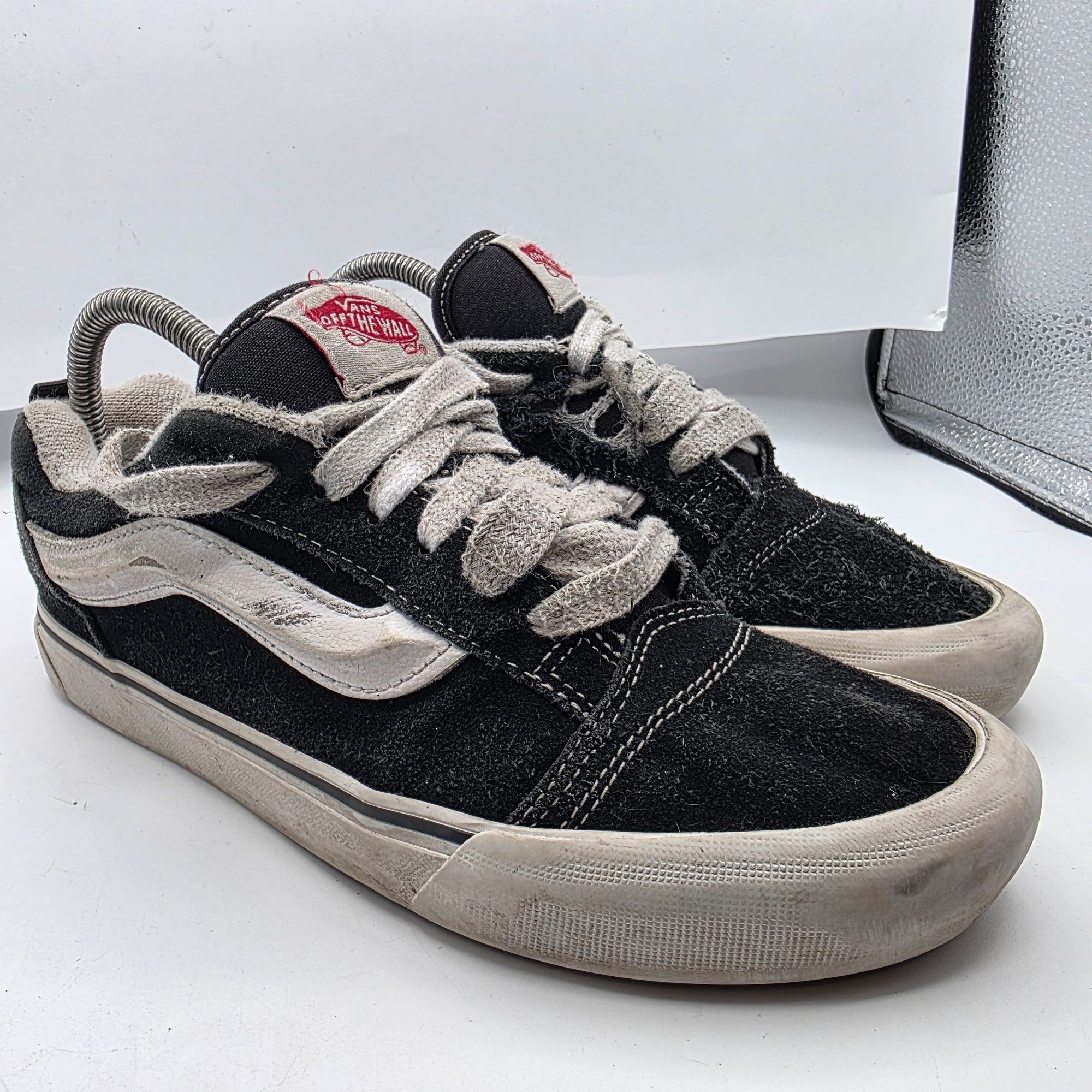 Vans Vans Knu Skool Mens Size 7.5 Black White Suede Chunky Skate Size US 7.5 / EU 40-41 - 1 Thumbnail