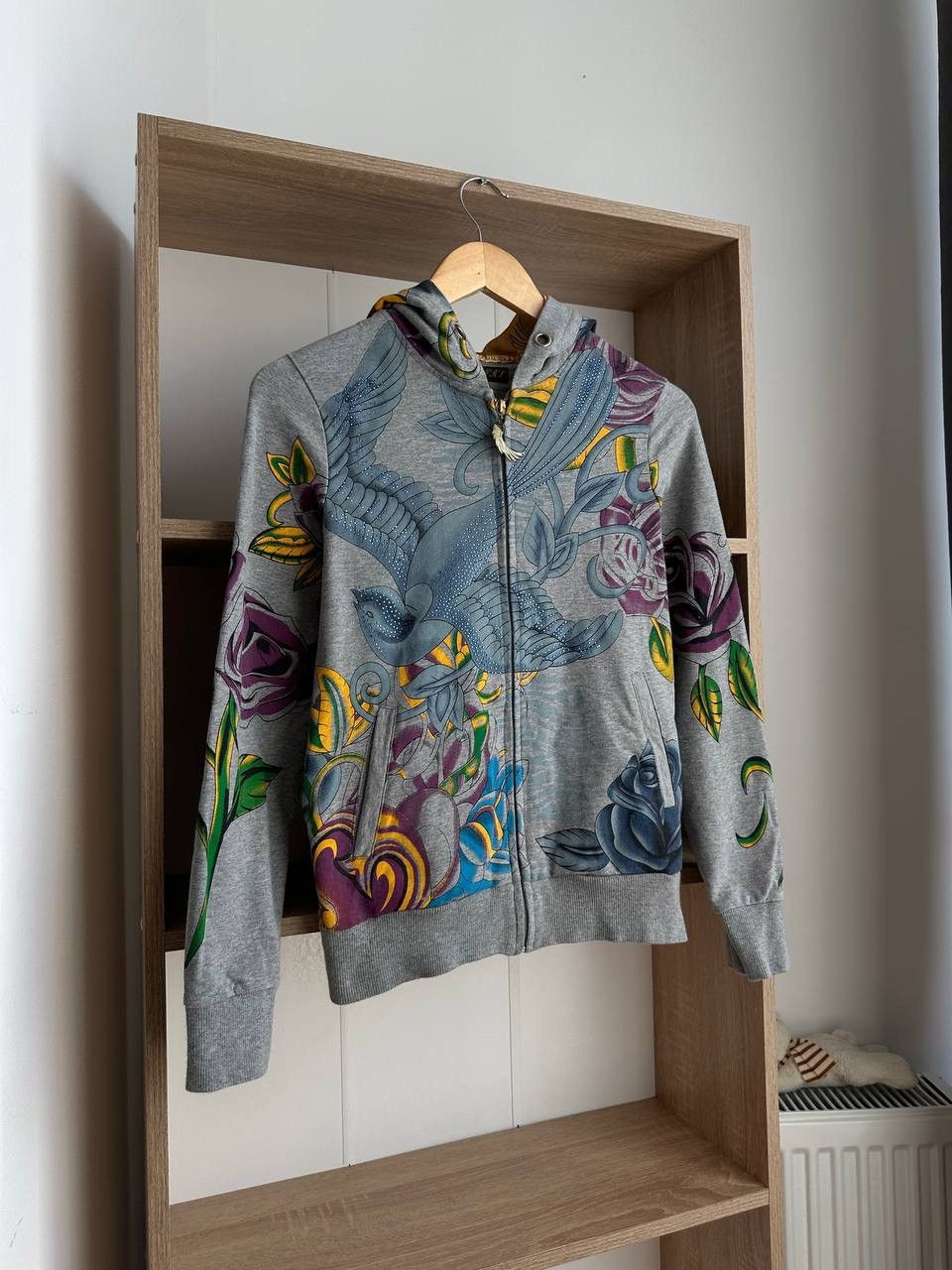Christian Audigier × Ed Hardy × Vintage Vintage Ed Hardy Christian Audigier Style Hoodie Size S / US 4 / IT 40 - 12 Thumbnail