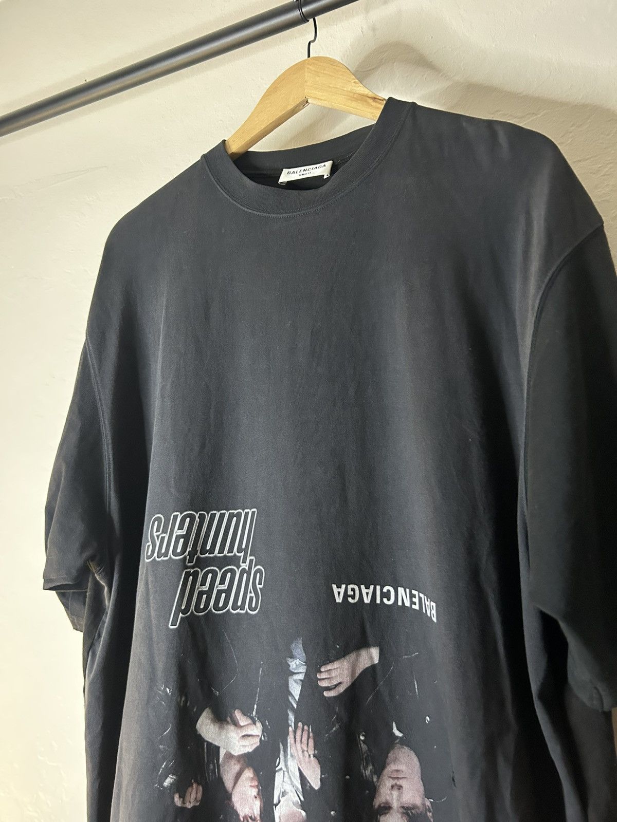 Balenciaga Balenciaga SpeedHunter Re Worked Tee Size US L / EU 52-54 / 3 - 3 Thumbnail