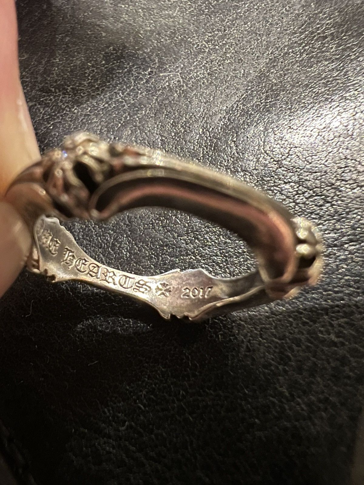 Chrome Hearts Chrome Hearts Diamond Bone Ring Silver Size ONE SIZE - 9 Thumbnail