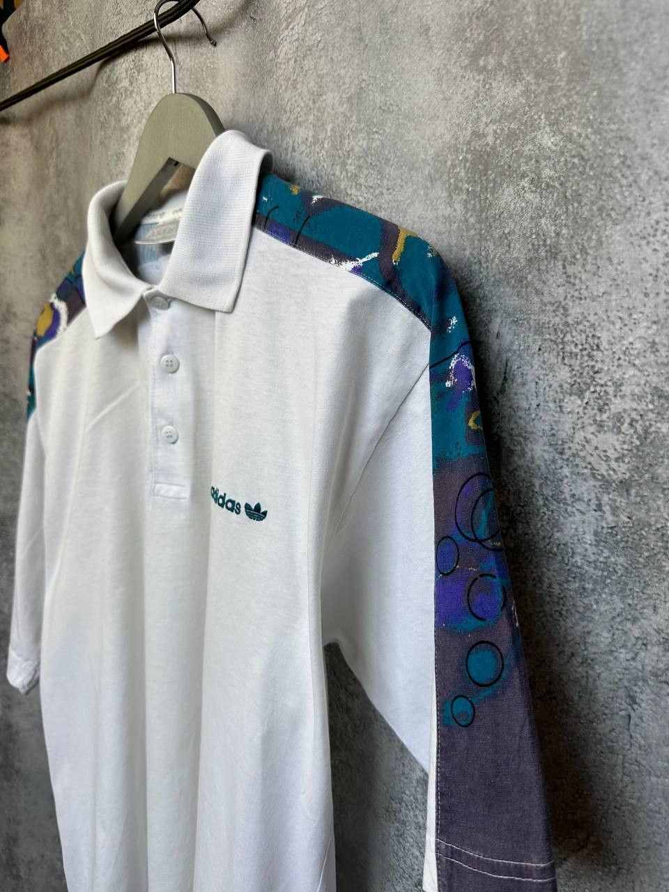 Adidas Adidas Originals Polo Shirt Stefan Edber VTG 80s Abstract Size US M / EU 48-50 / 2 - 6 Thumbnail