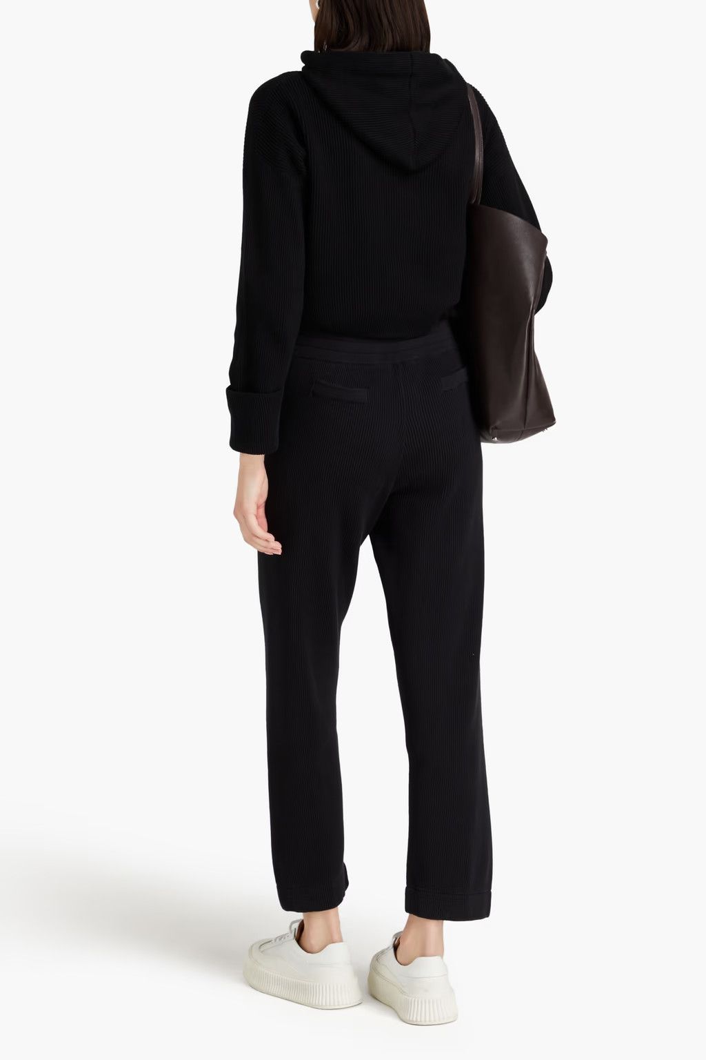 Brunello Cucinelli o1y0825 Hooded Sweater in Black Size M / US 6-8 / IT 42-44 - 3 Thumbnail
