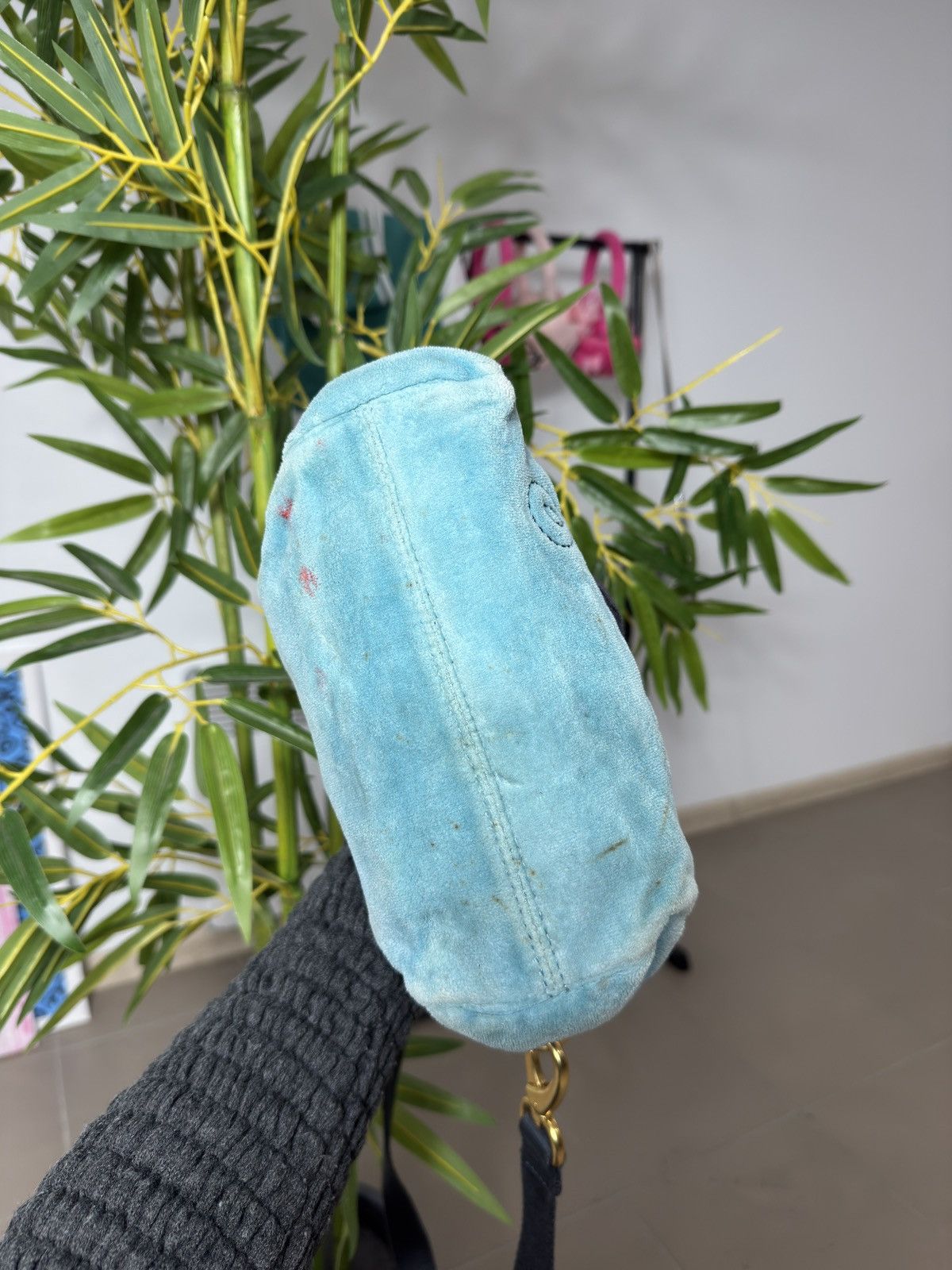Juicy Couture VINTAGE JUICY COUTURE VELOUR 2000s MINI BAG Size ONE SIZE - 6 Thumbnail