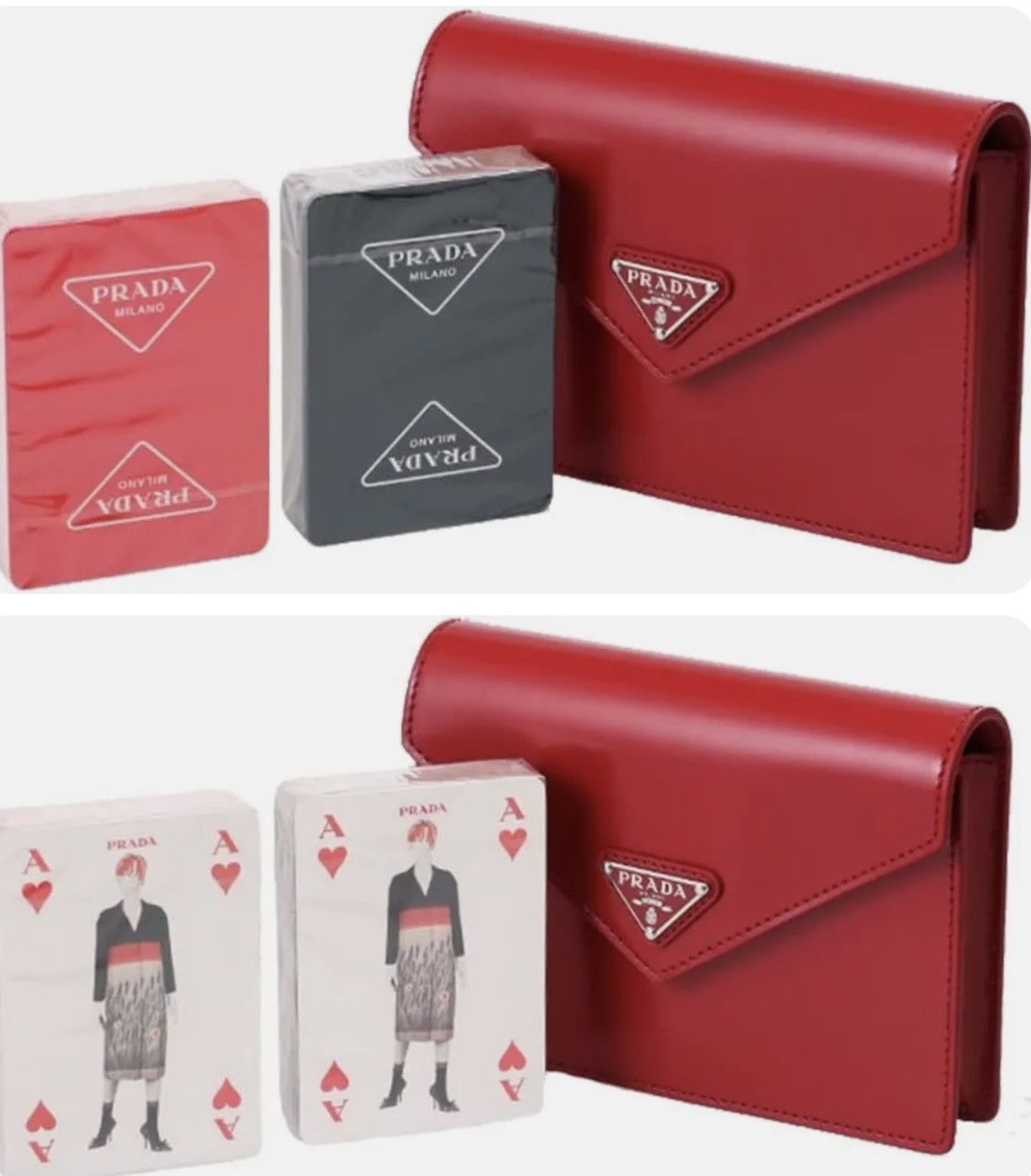 Prada ♦️ Prada playing cards poker with leather case Size ONE SIZE - 3 Thumbnail