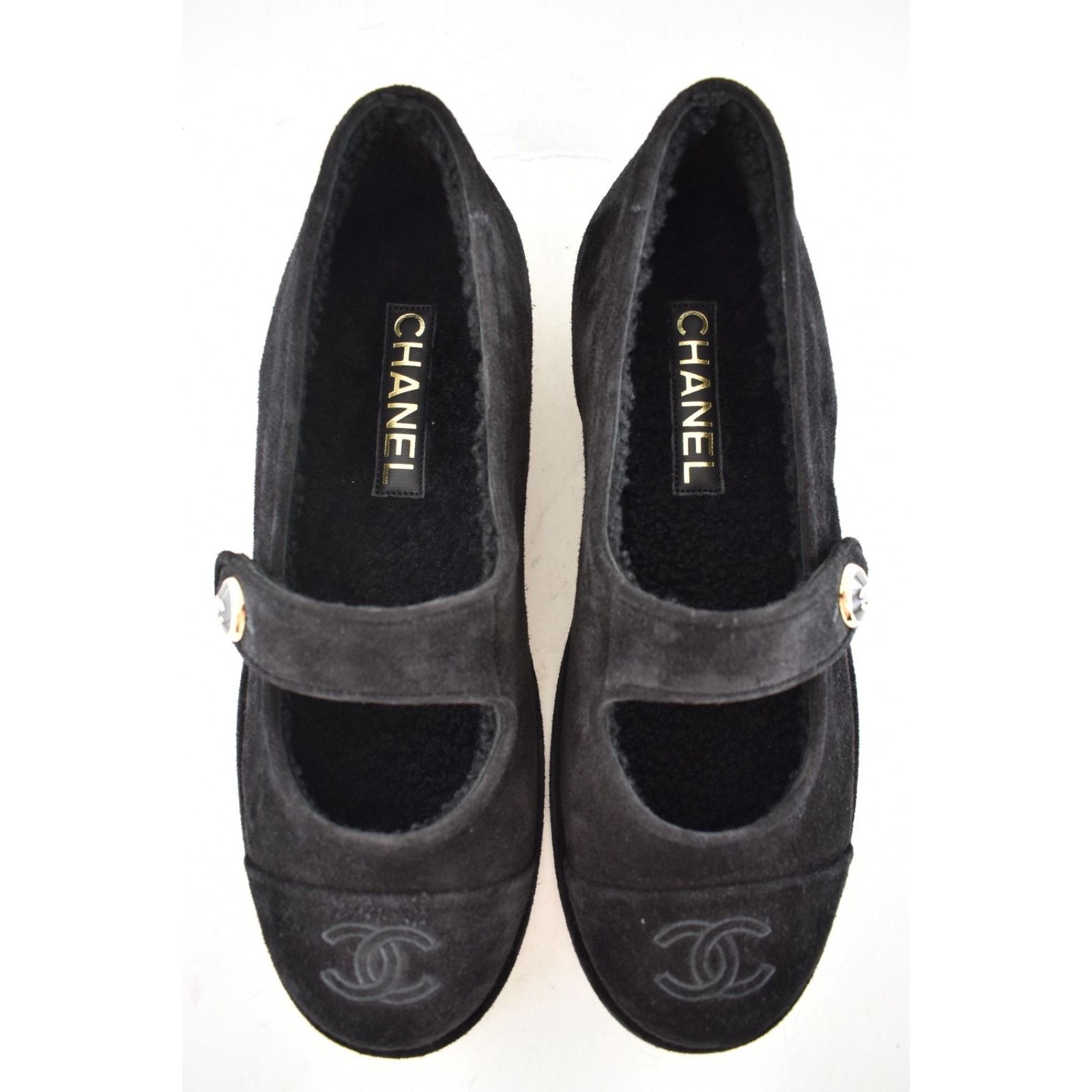 Chanel Chanel Shearling Mary Jane Moccasin Ballet Loafer Flat 37 Size US 7 / IT 37 - 13 Thumbnail