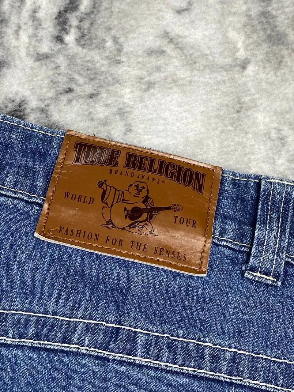 True Religion Vintage True Religion Baggy Denim Jeans Y2K 90s Size US 34 / EU 50 - 11 Thumbnail