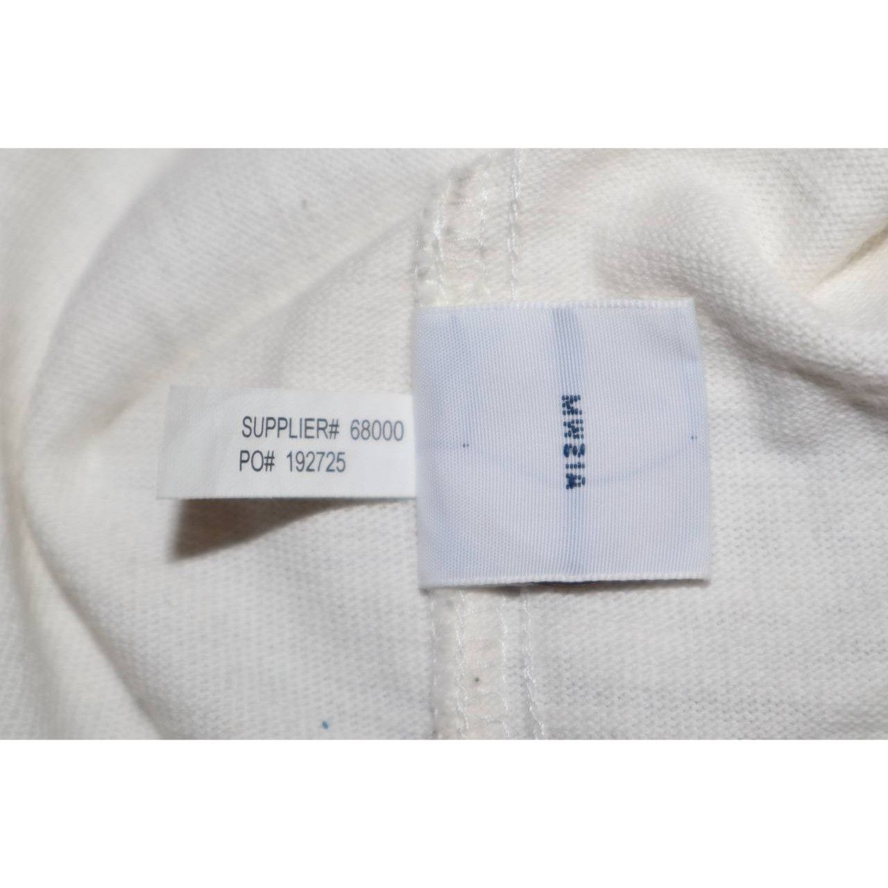 Polo Ralph Lauren Vintage Polo RL Men's L White Football Club Polo 90s Cotton Size US L / EU 52-54 / 3 - 7 Thumbnail
