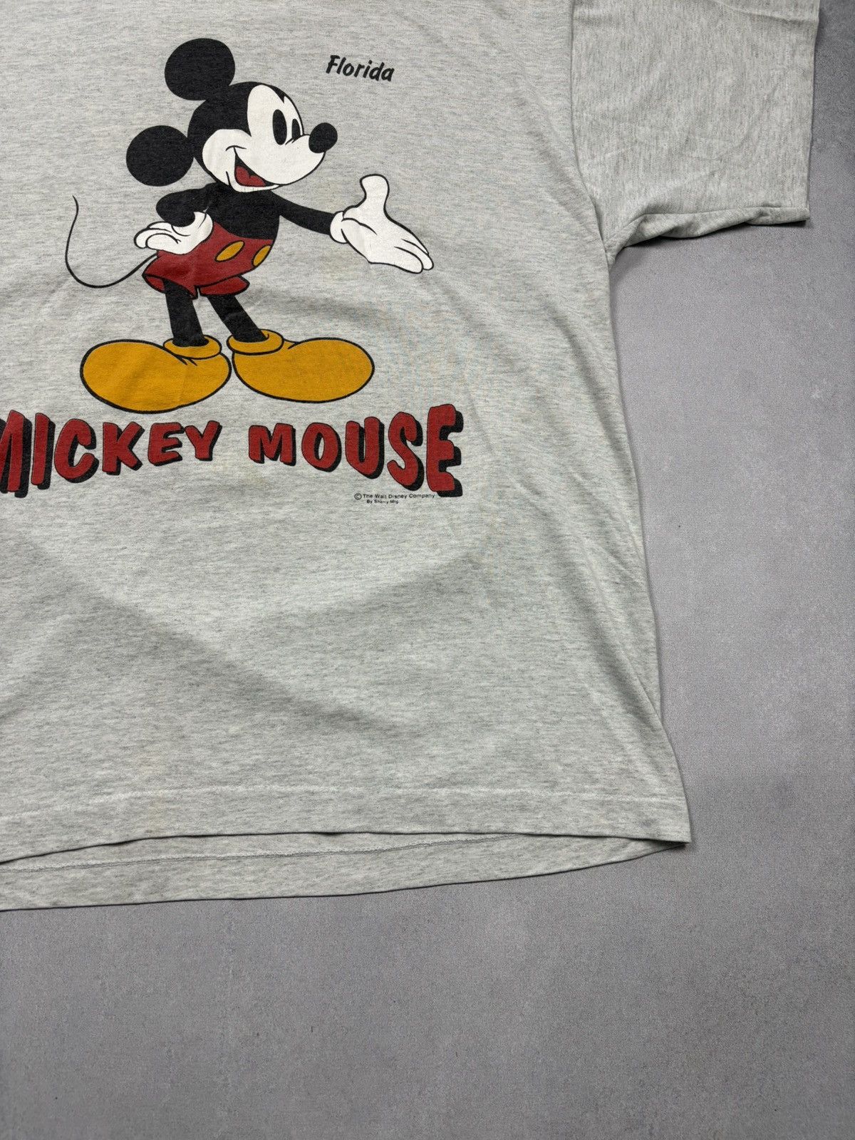 Mickey Mouse Vintage 80s Mickey Mouse Florida Double Sided Tee USA Disney Size US XL / EU 56 / 4 - 5 Thumbnail
