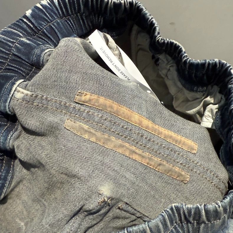 Rick Owens Rick Owens size m Denim Wash Blue Overalls Pocket Pants Size US 28 / EU 44 - 4 Thumbnail